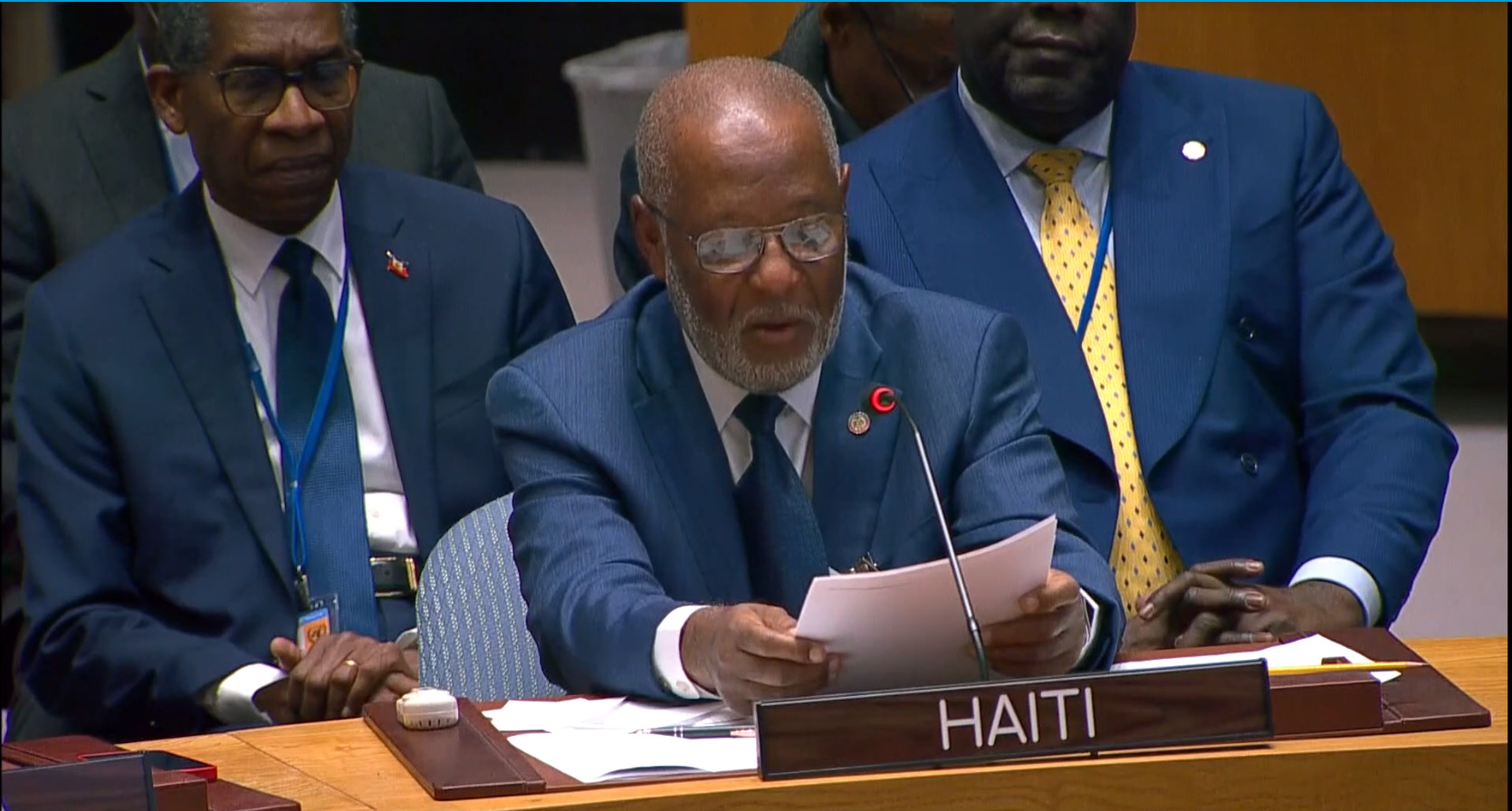 Des représentants d’Haïti ont plaidé la cause d’Haïti auprès de l’ONU