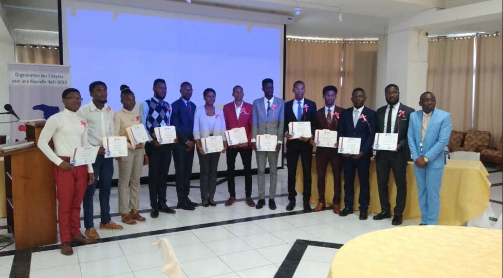 Discours du directeur exécutif de l’OCNH à l’occasion de la remise de prix du  concours national de dissertation sur la problématique de la corruption en Haïti.