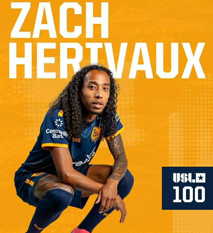 En inscrivant deux buts, Zachary Herivaux honore sa 100e apparition en Championnat USL