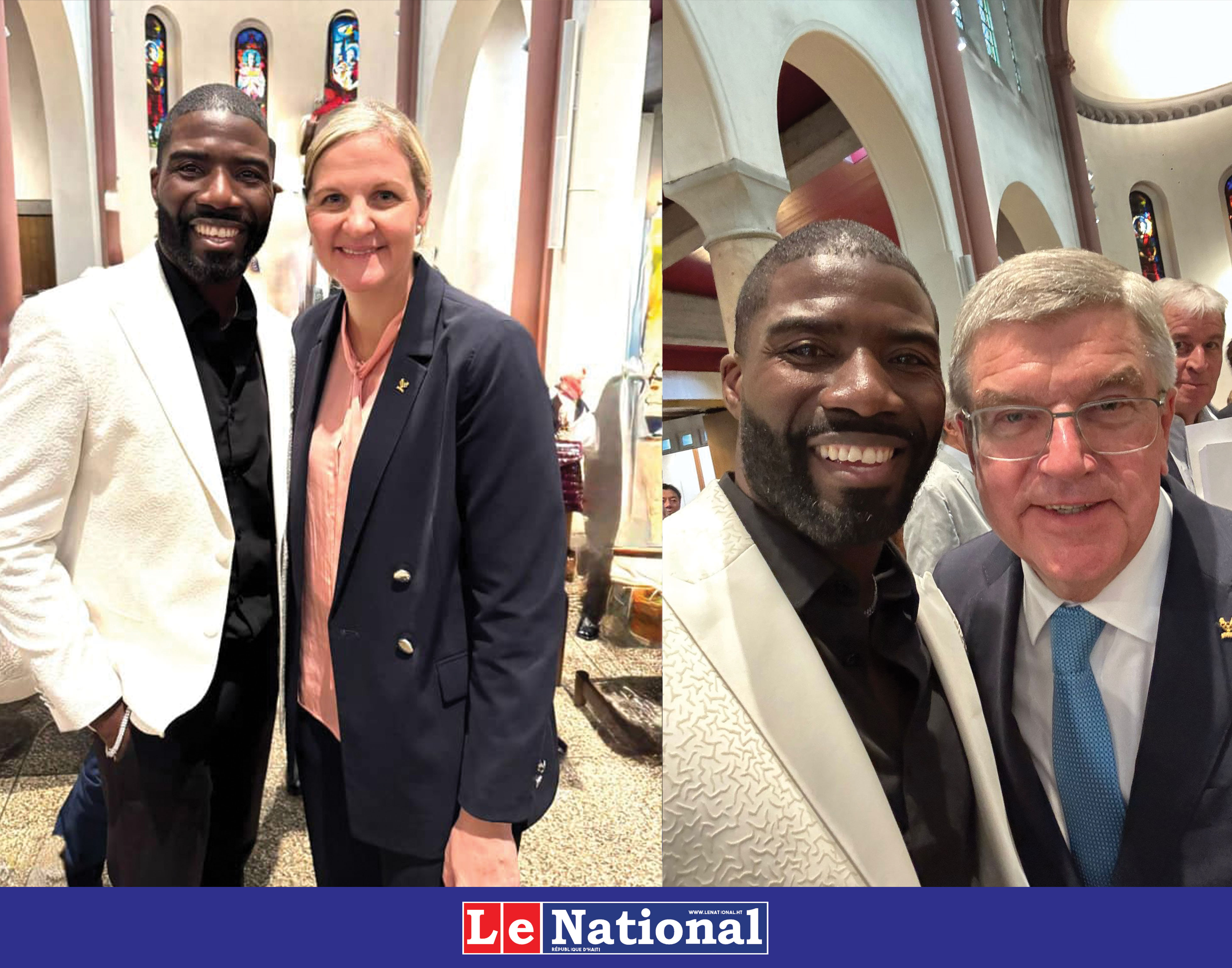 Josué Deprez, président de la Commission des athlètes haïtiens, sensibilise le mouvement olympique aux difficultés rencontrées par les athlètes haïtiens !