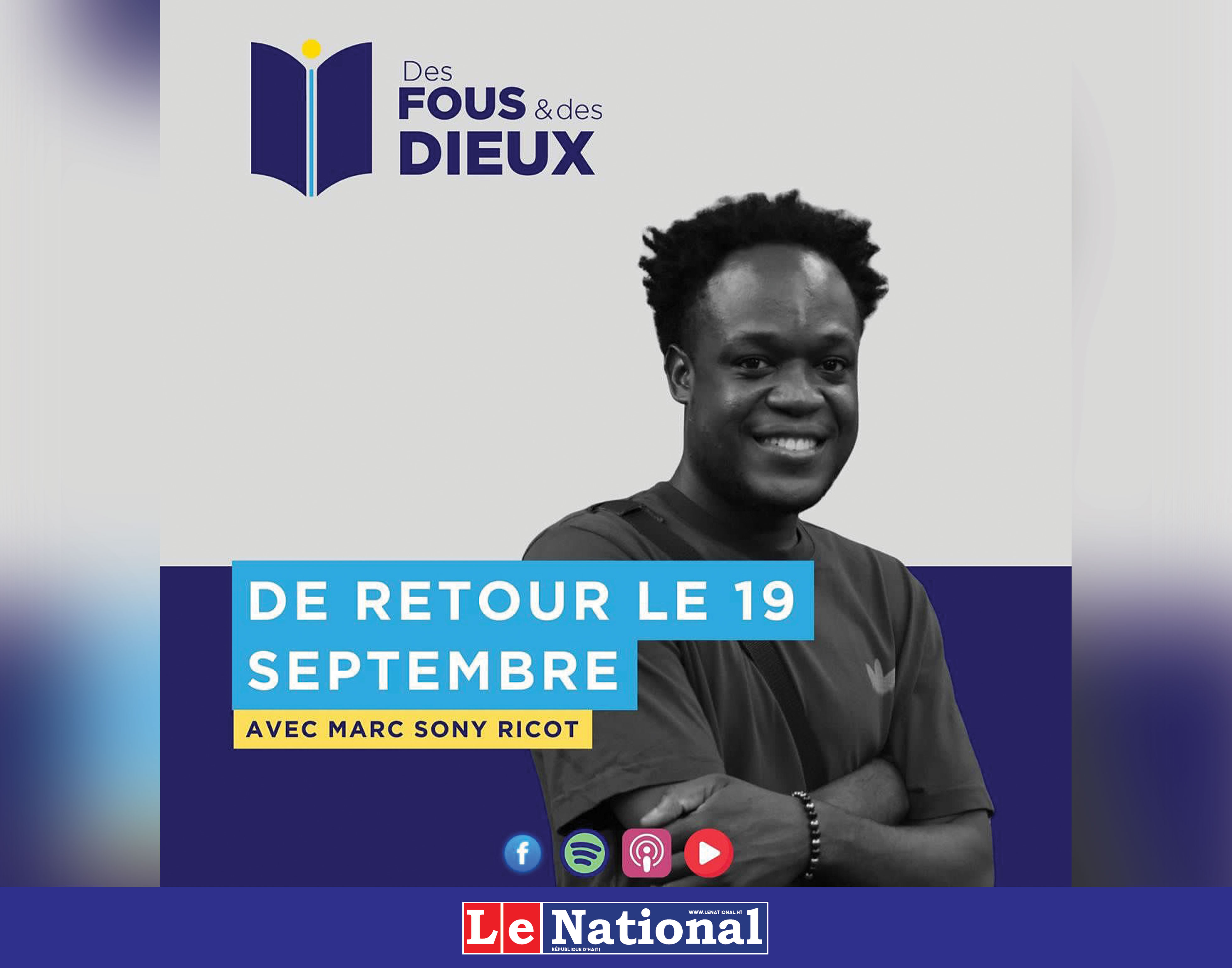 « Des fous et des dieux » : le podcast littéraire francophone qui relie Haïti et le Canada