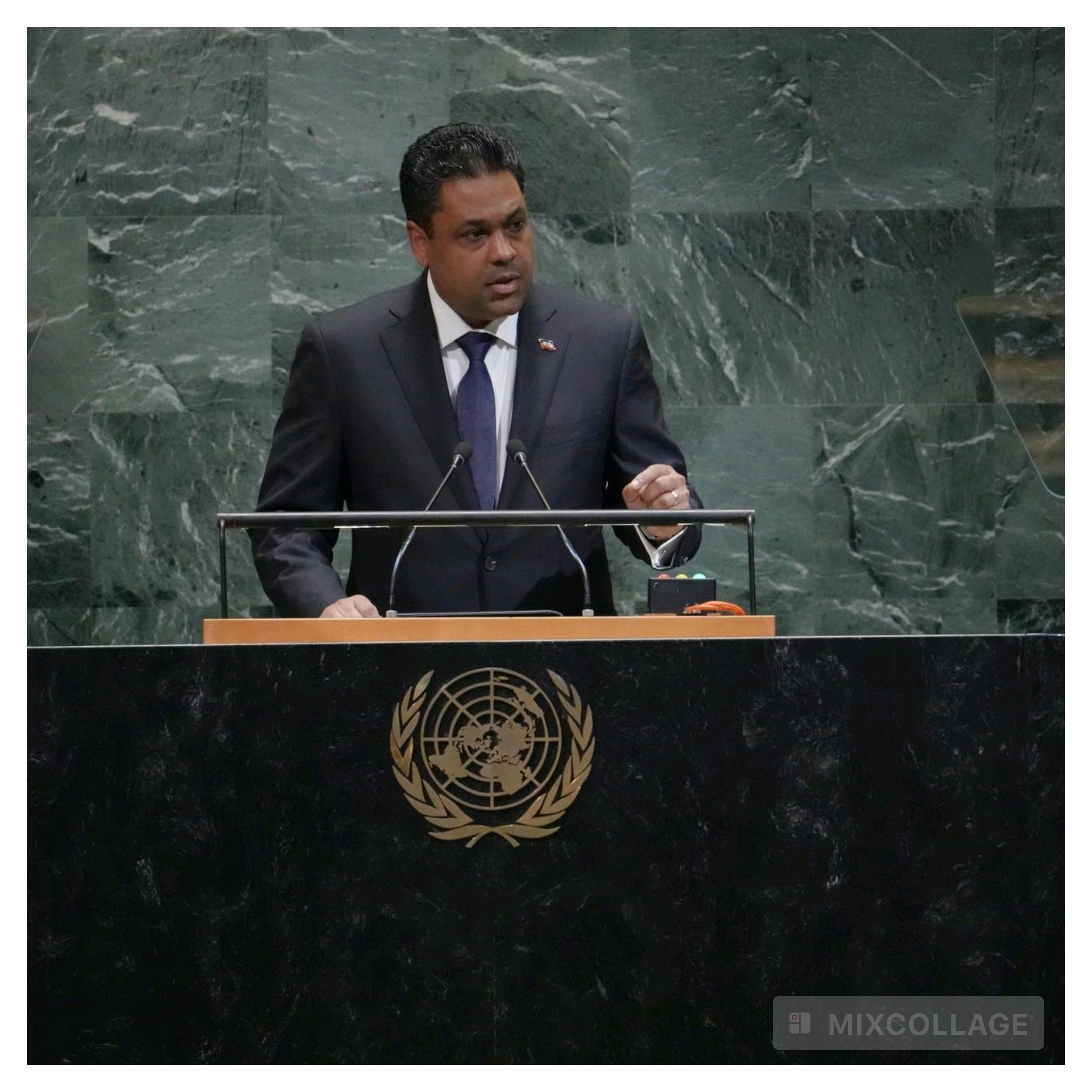 A l’ONU, le président du CPT, Anthony Franck Laurent Saint-Cyr, passe le grand oral