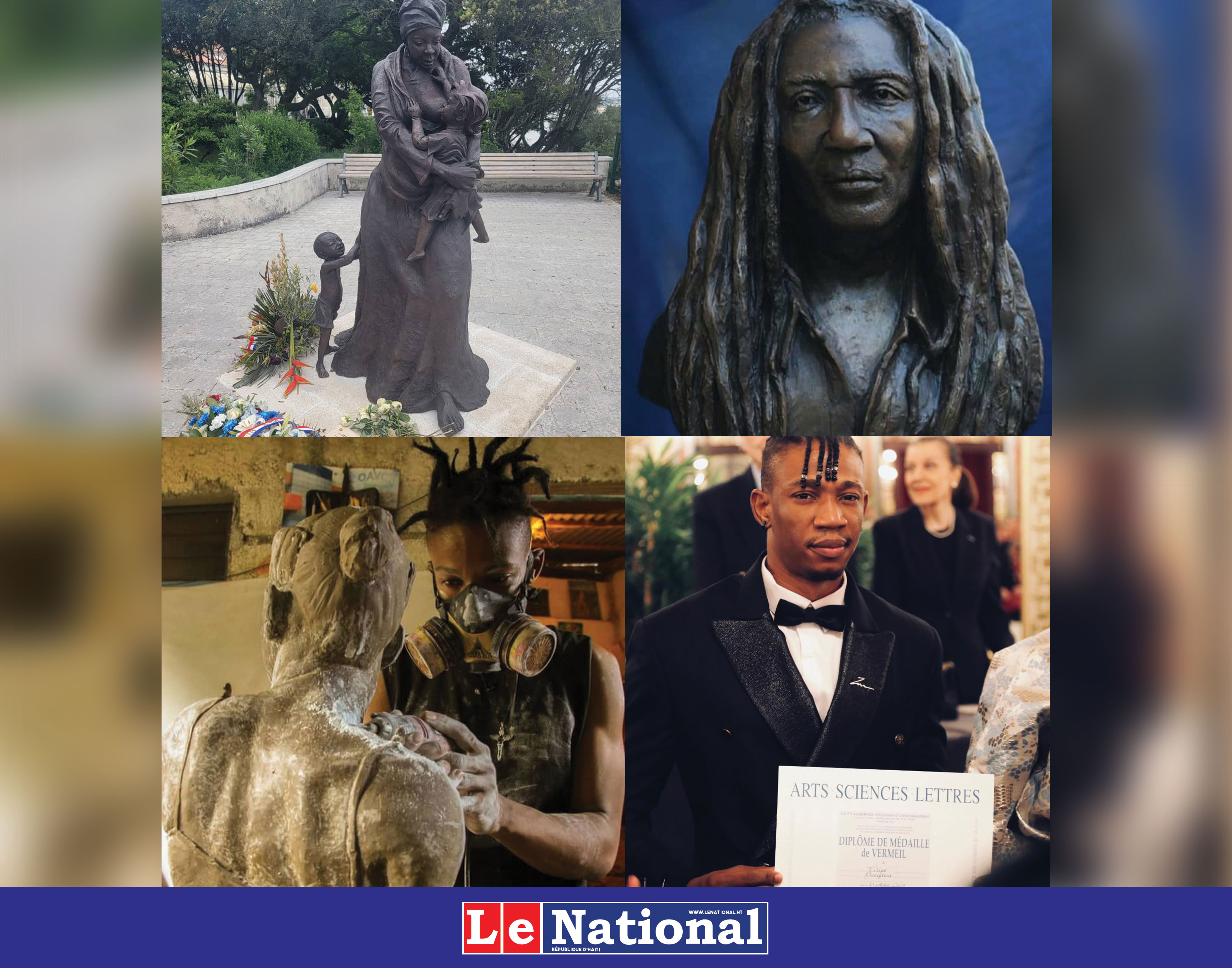 Paris : Filipo, le sculpteur qui élève Haïti à la hauteur de Vermeil