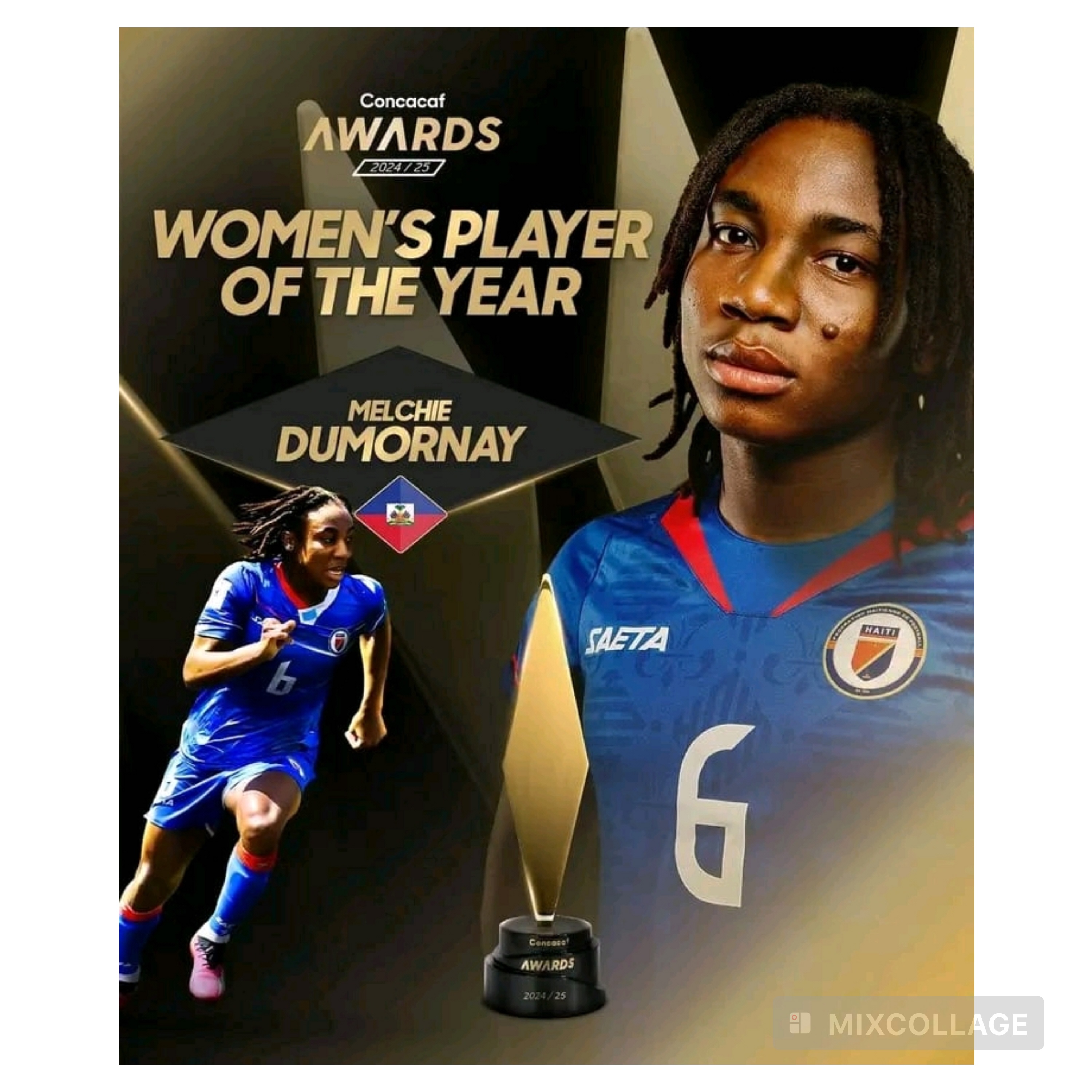 Corventina : Joueuse de l'année de la CONCACAF !