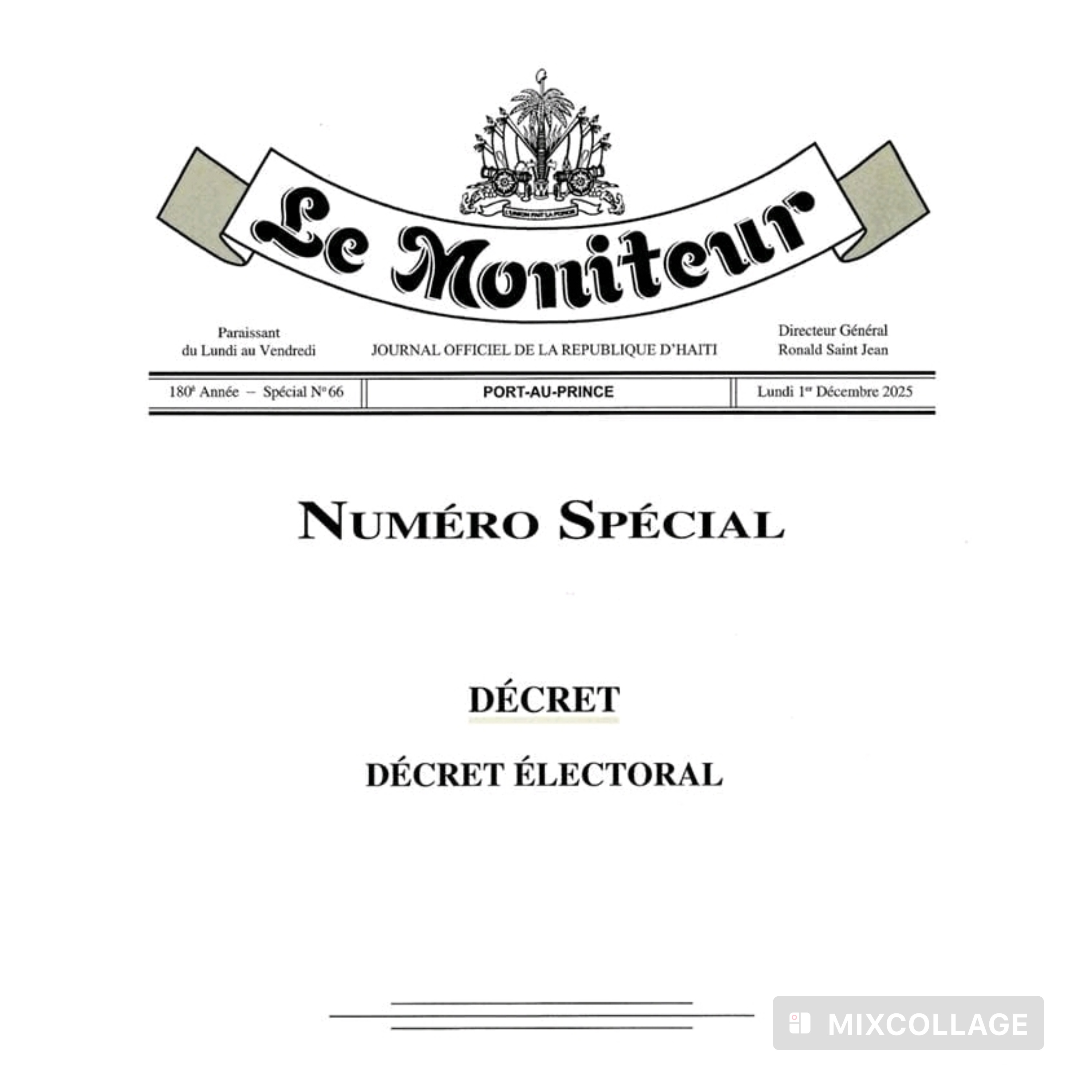 Le Décret électoral banni les sanctionnés des Nations unies et exige compétence et parité