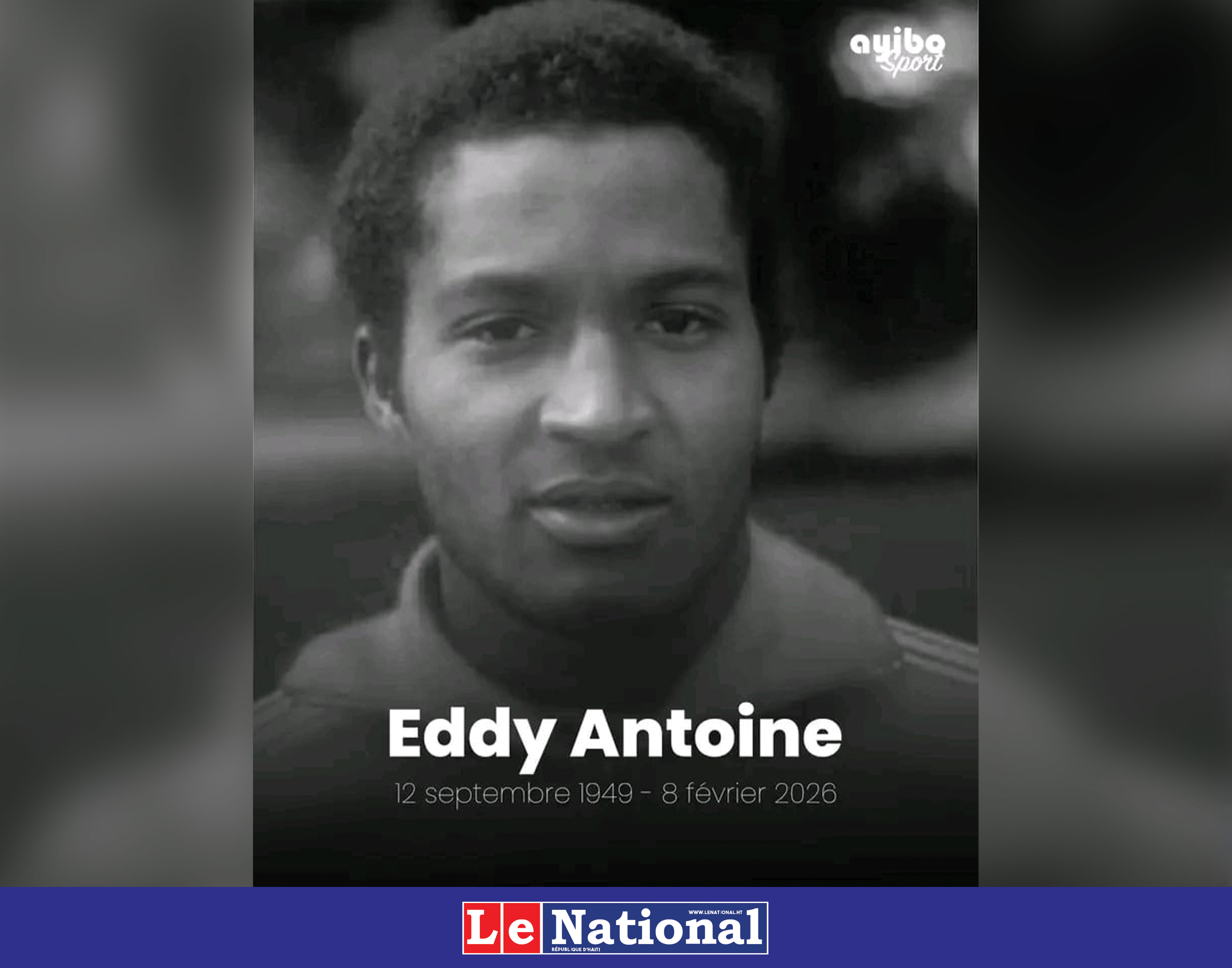 Eddy Antoine entre dans la légende des disparus de 1974