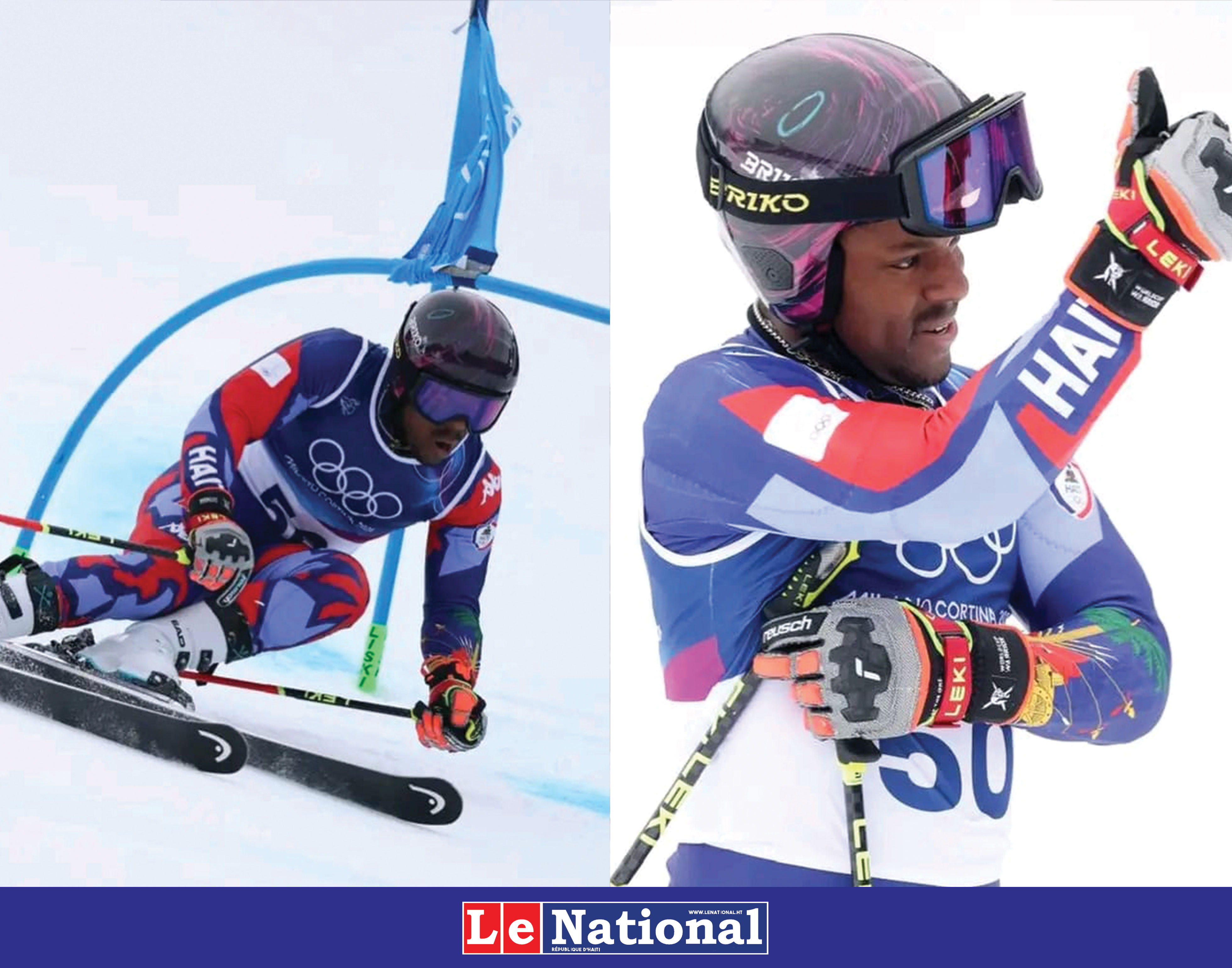 Richardson Viano inscrit son nom dans l’histoire du ski haïtien