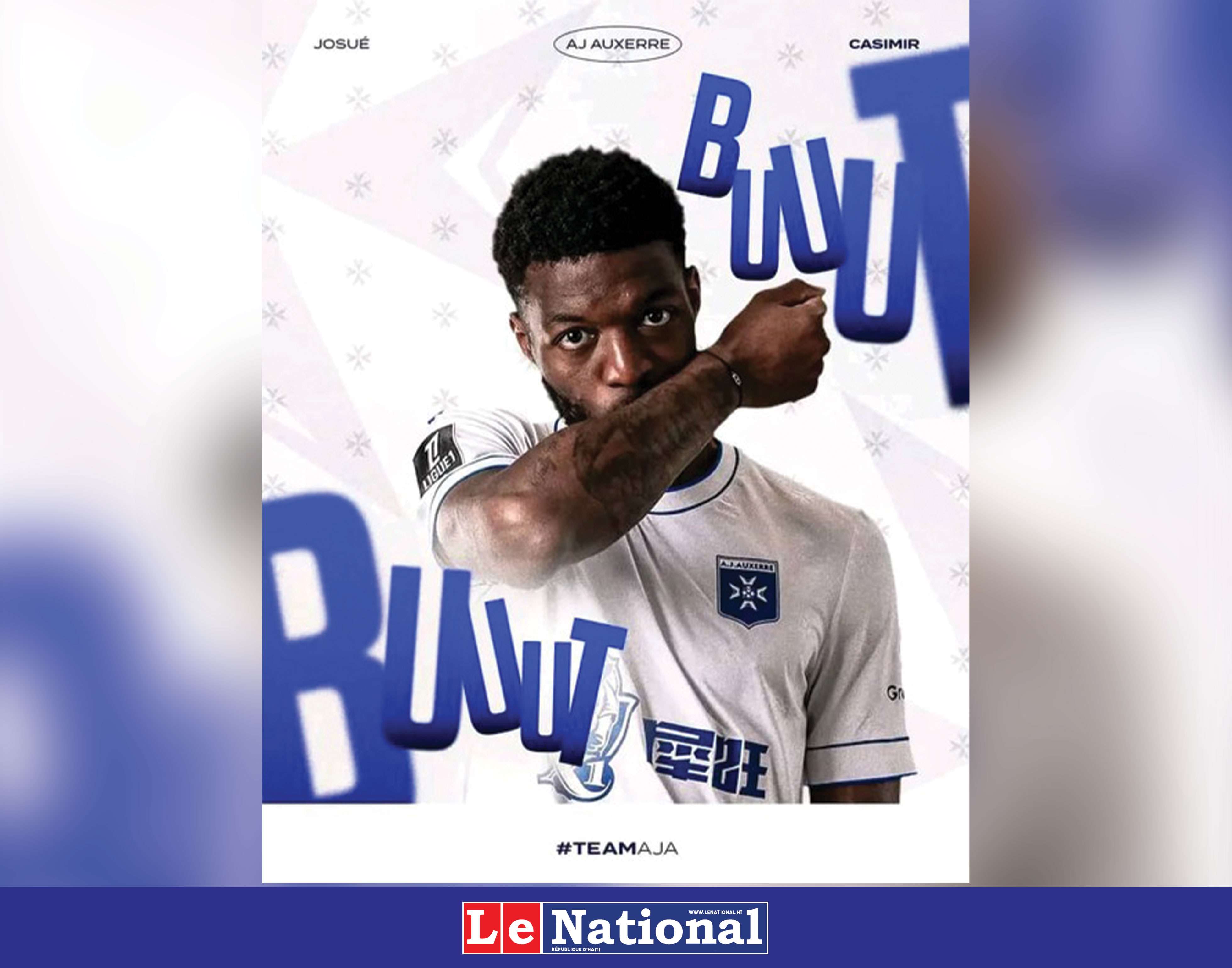 Josué Casimir décisif, Auxerre repart avec un point