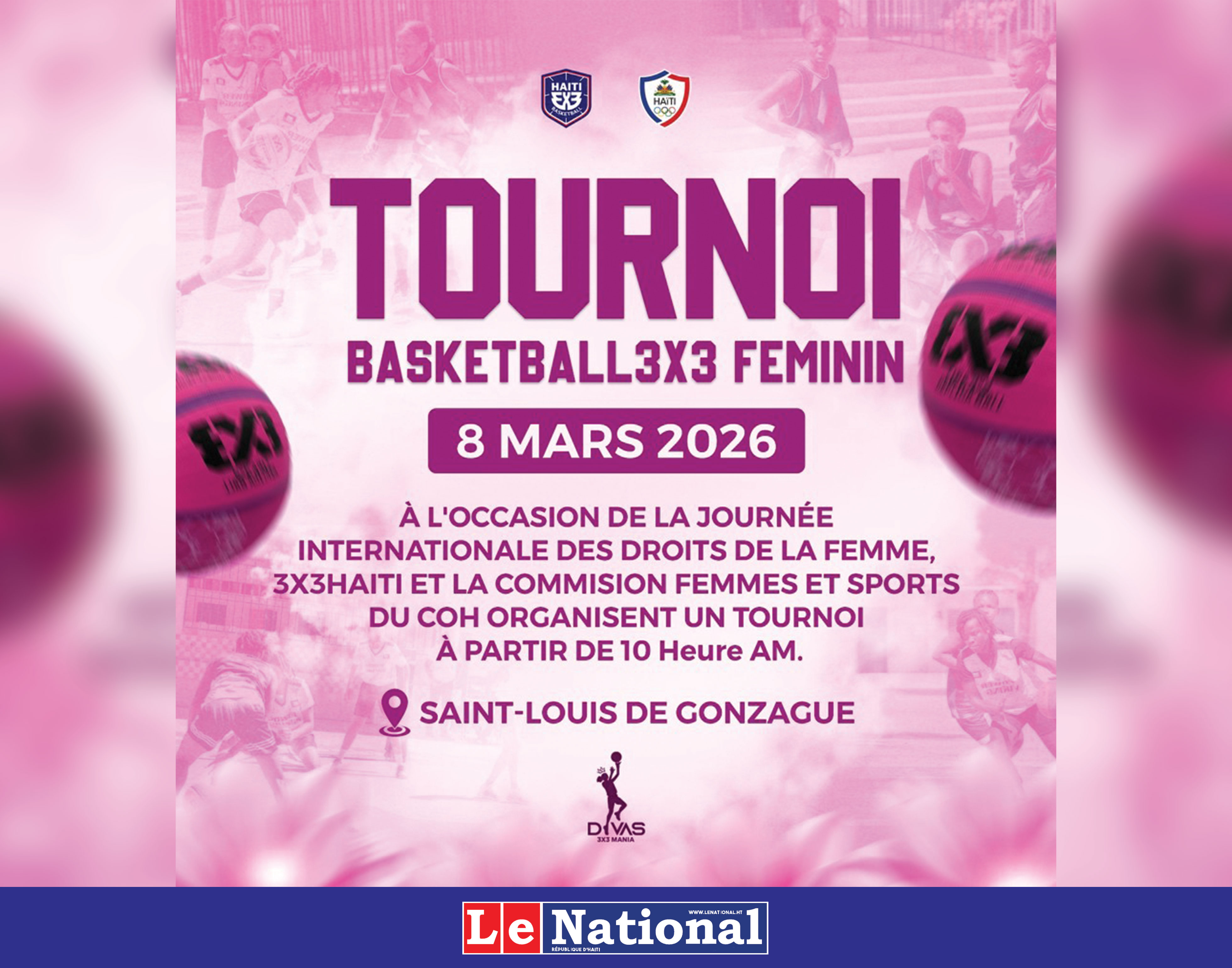 Le 8 mars, le parquet devient tribune pour le leadership féminin