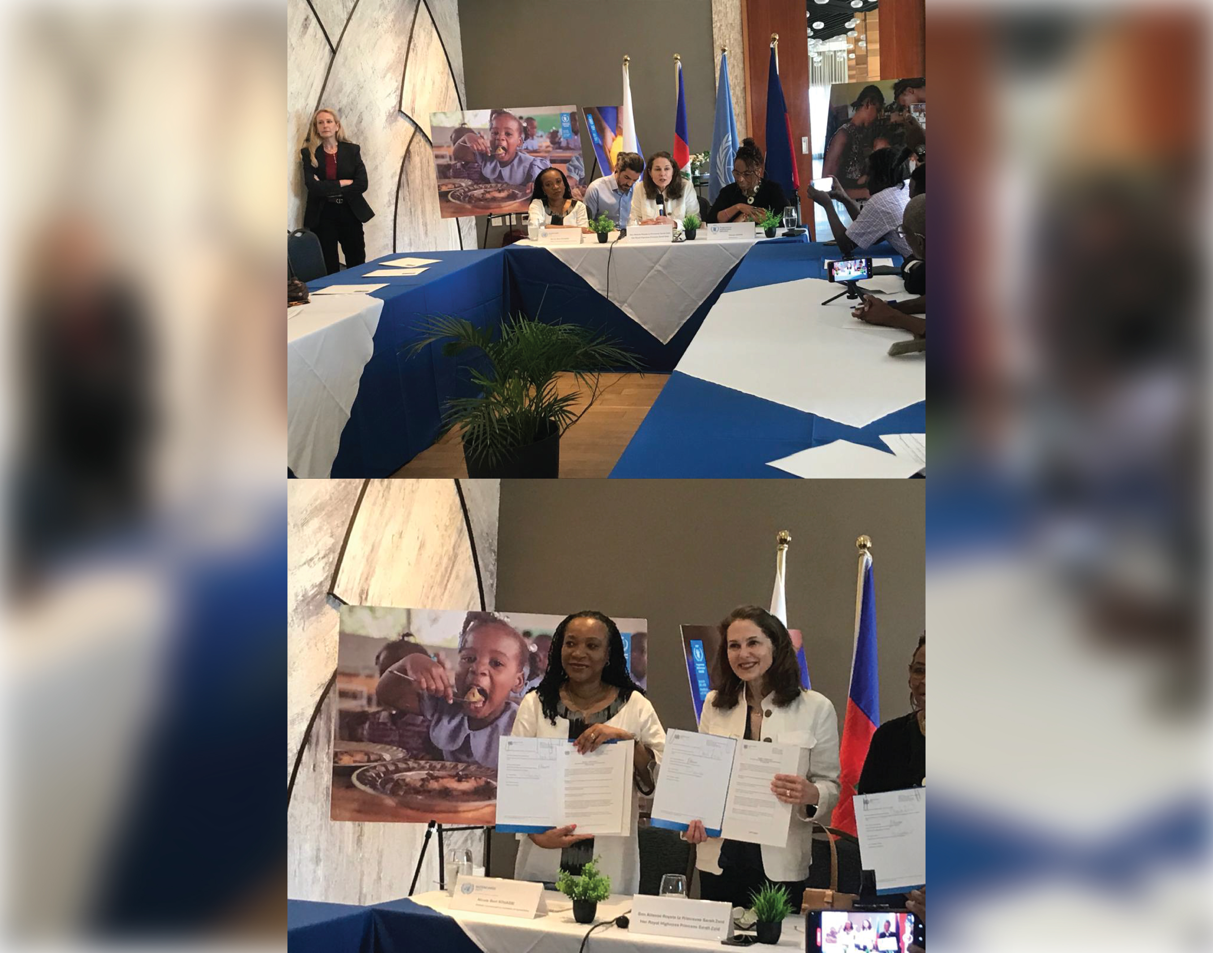 En Haïti, la Princesse Sarah Zeid plaide pour le bien-être des enfants et l’autonomisation des femmes