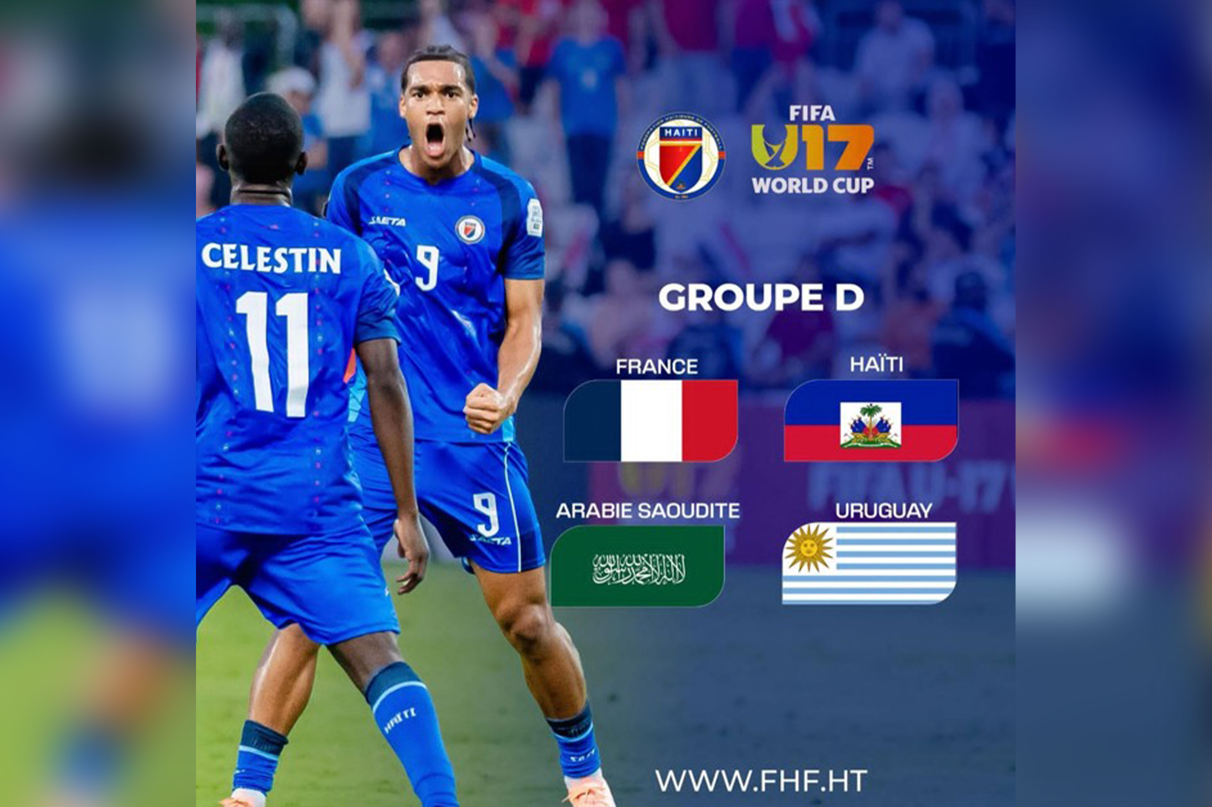 Haïti hérite d’un groupe relevé avec la France et l’Uruguay