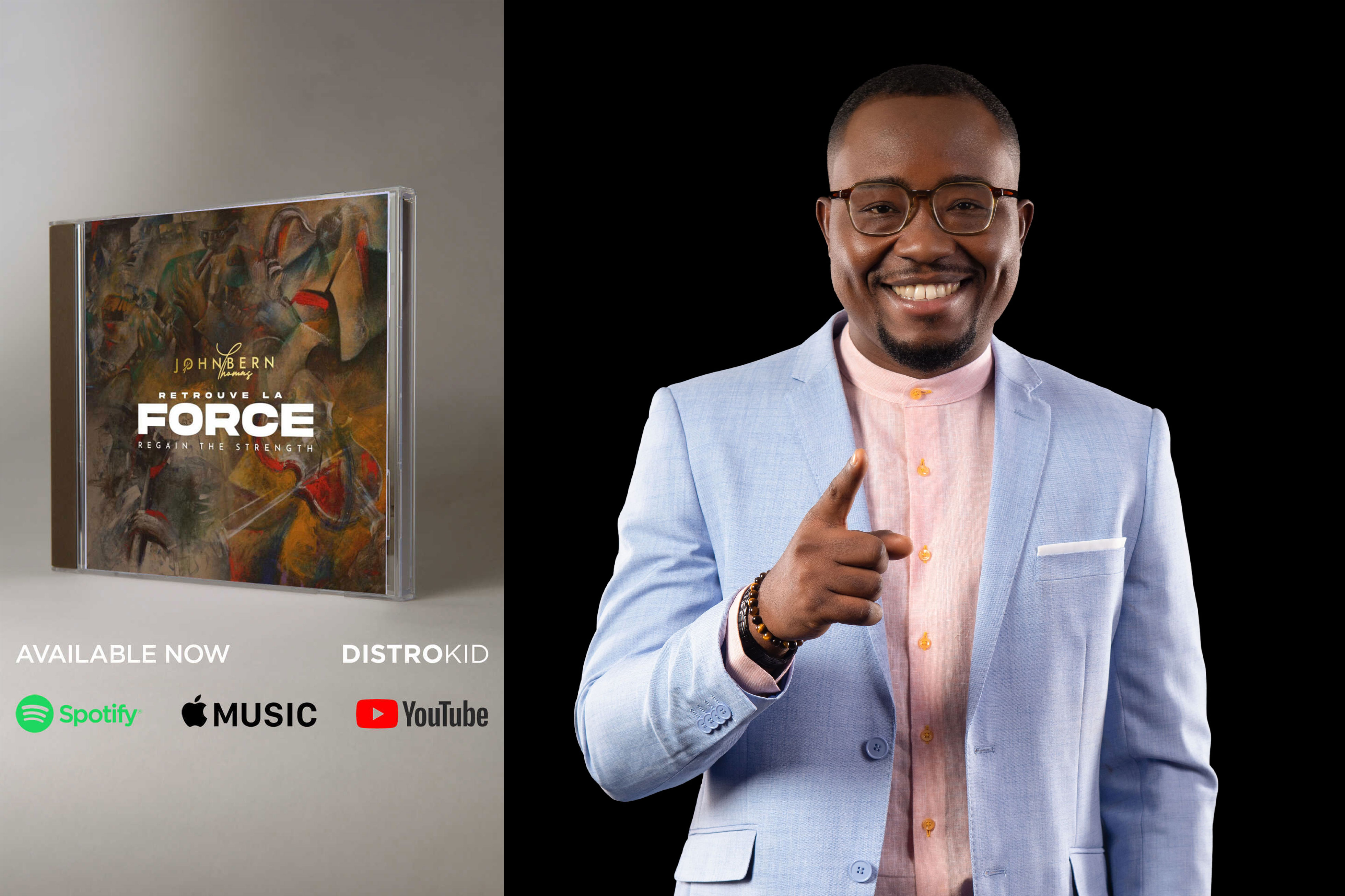 Musique : Johnbern Thomas chante la résilience dans son nouvel album « Regain The Strength »