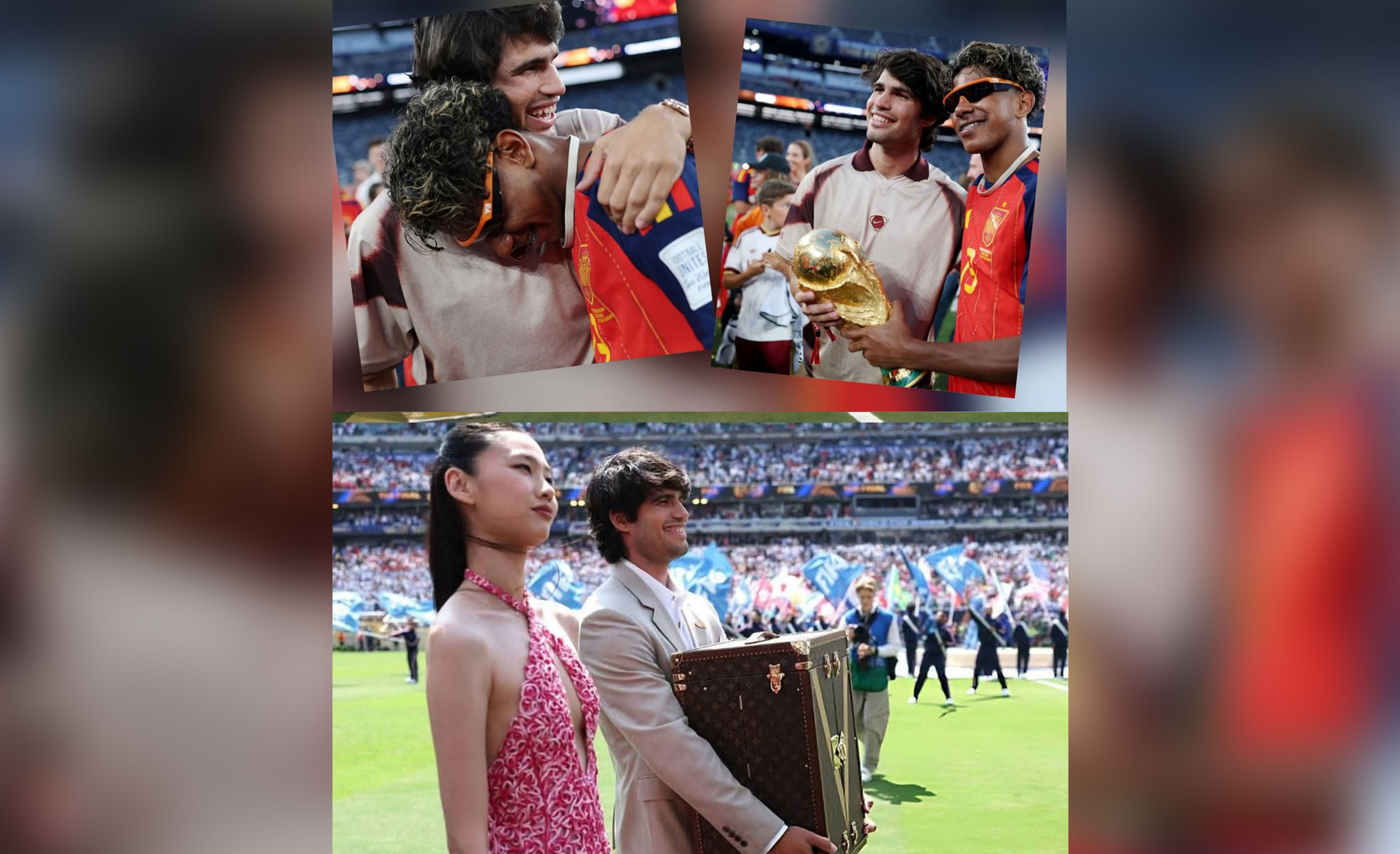Carlos Alcaraz porte le trophée avant la finale : un symbole fort pour l’Espagne