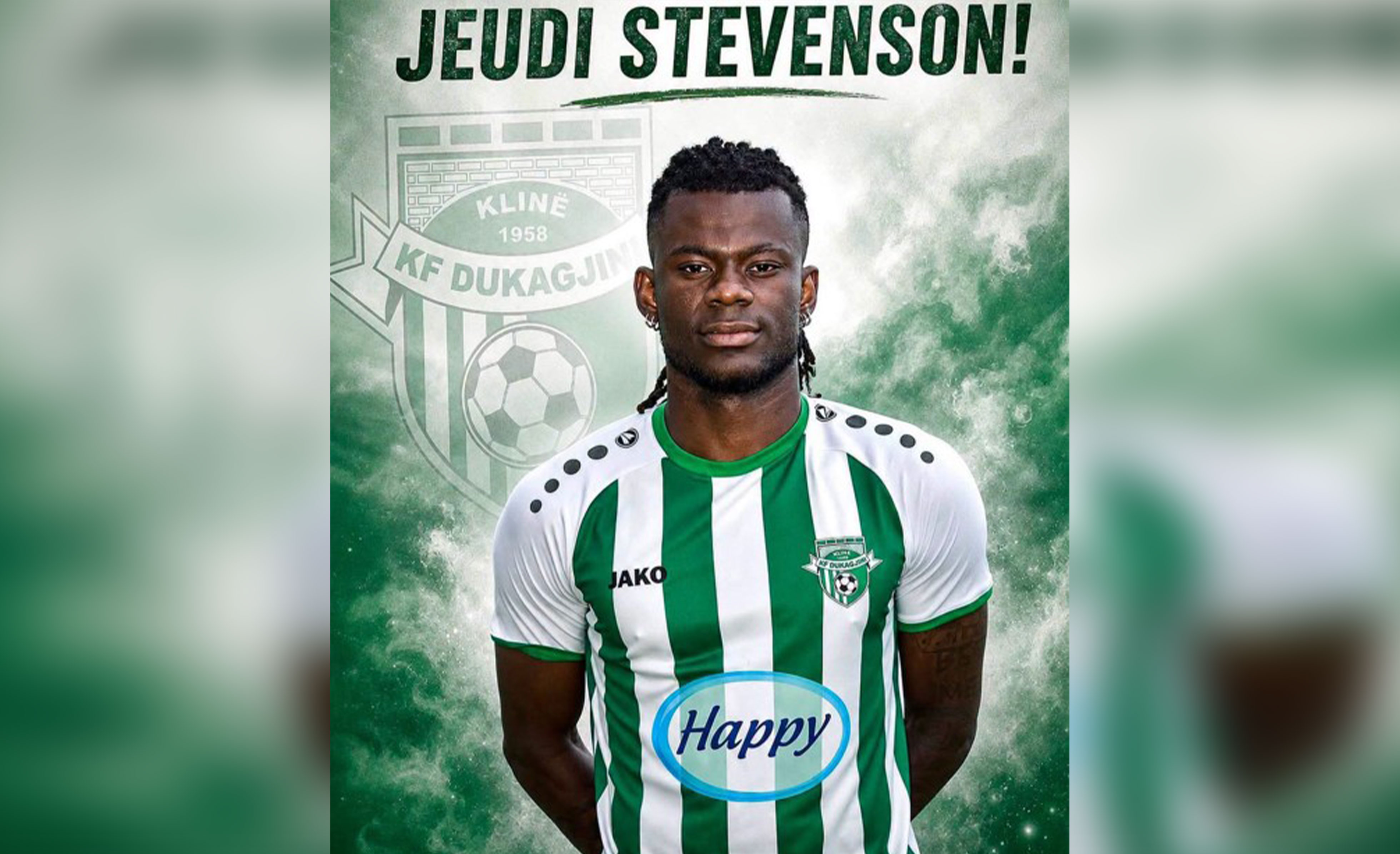 Stevenson Jeudi s’engage avec le KF Dukagjini