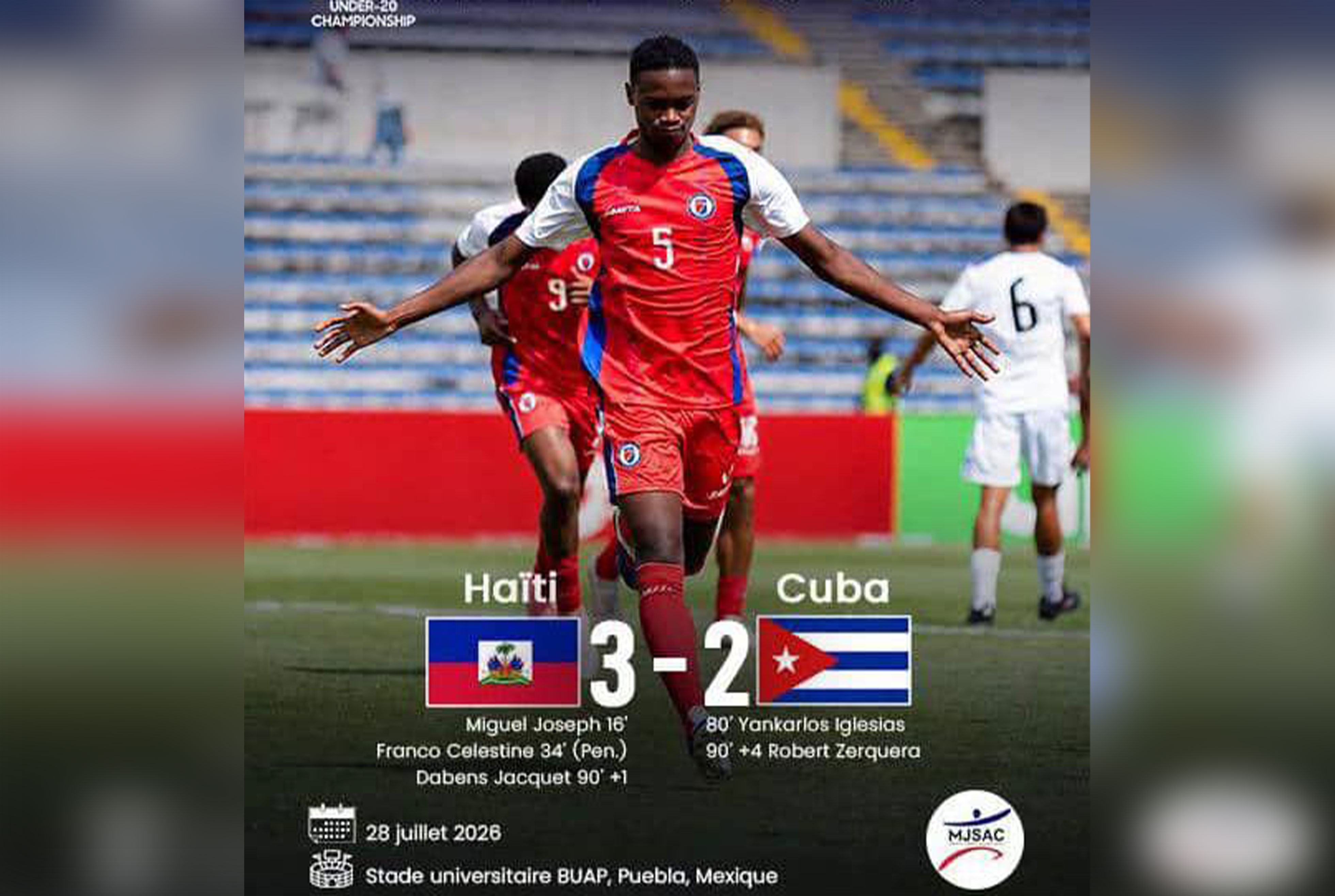 Haïti se relance face à Cuba et grimpe à la deuxième place