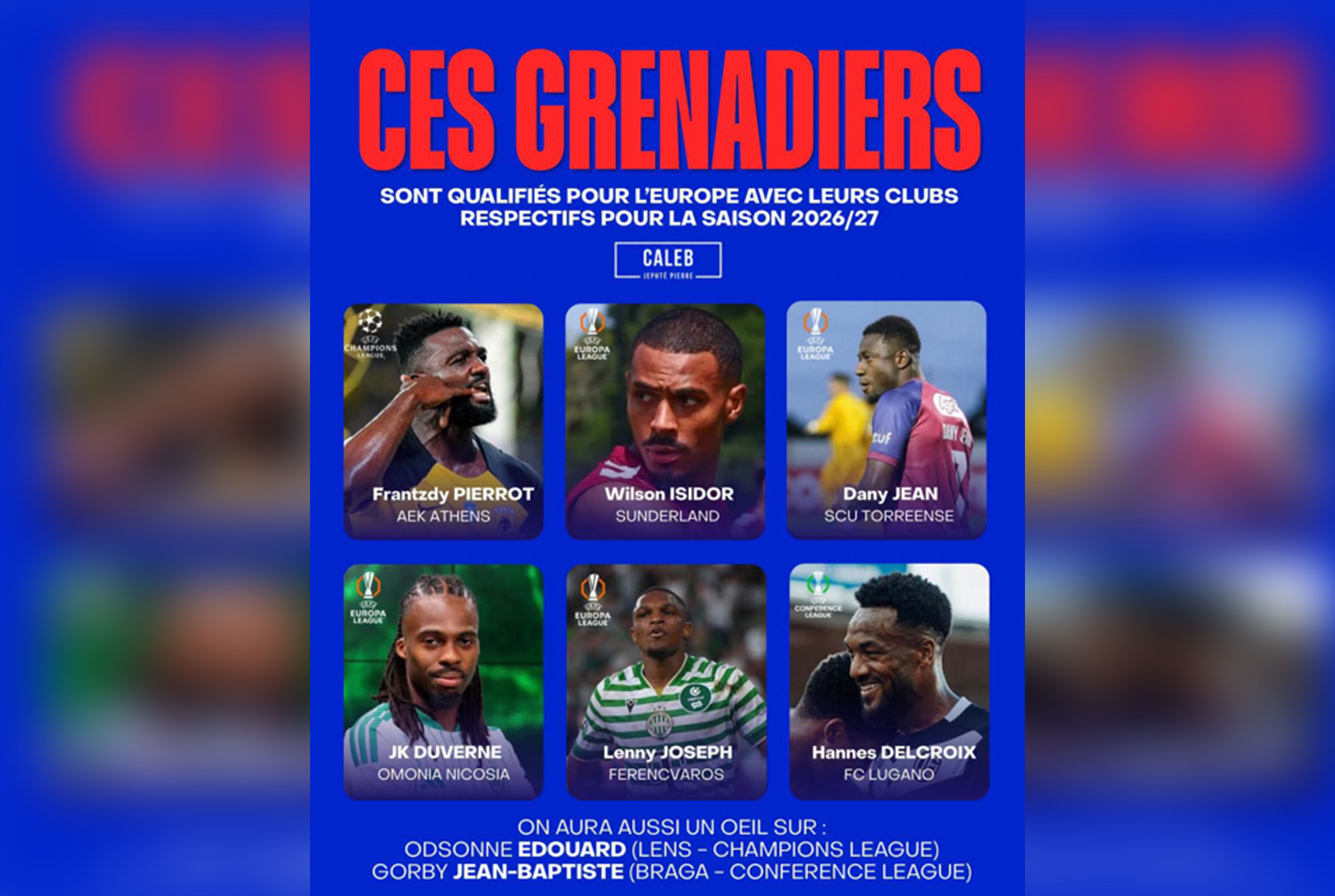Le football haïtien à l’assaut des compétitions européennes
