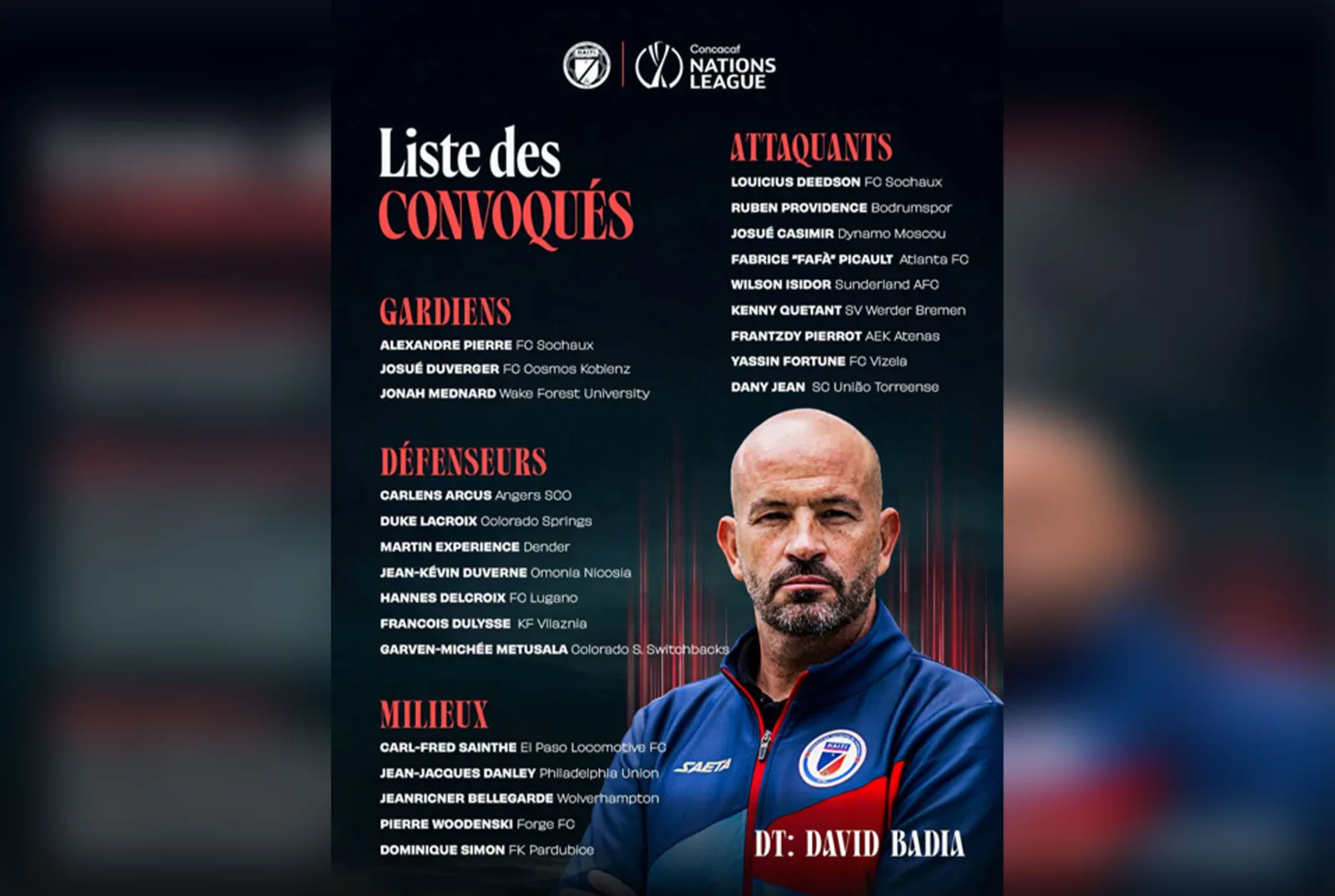 David Badia dévoile sa première liste avec plusieurs retours et un nouveau visage
