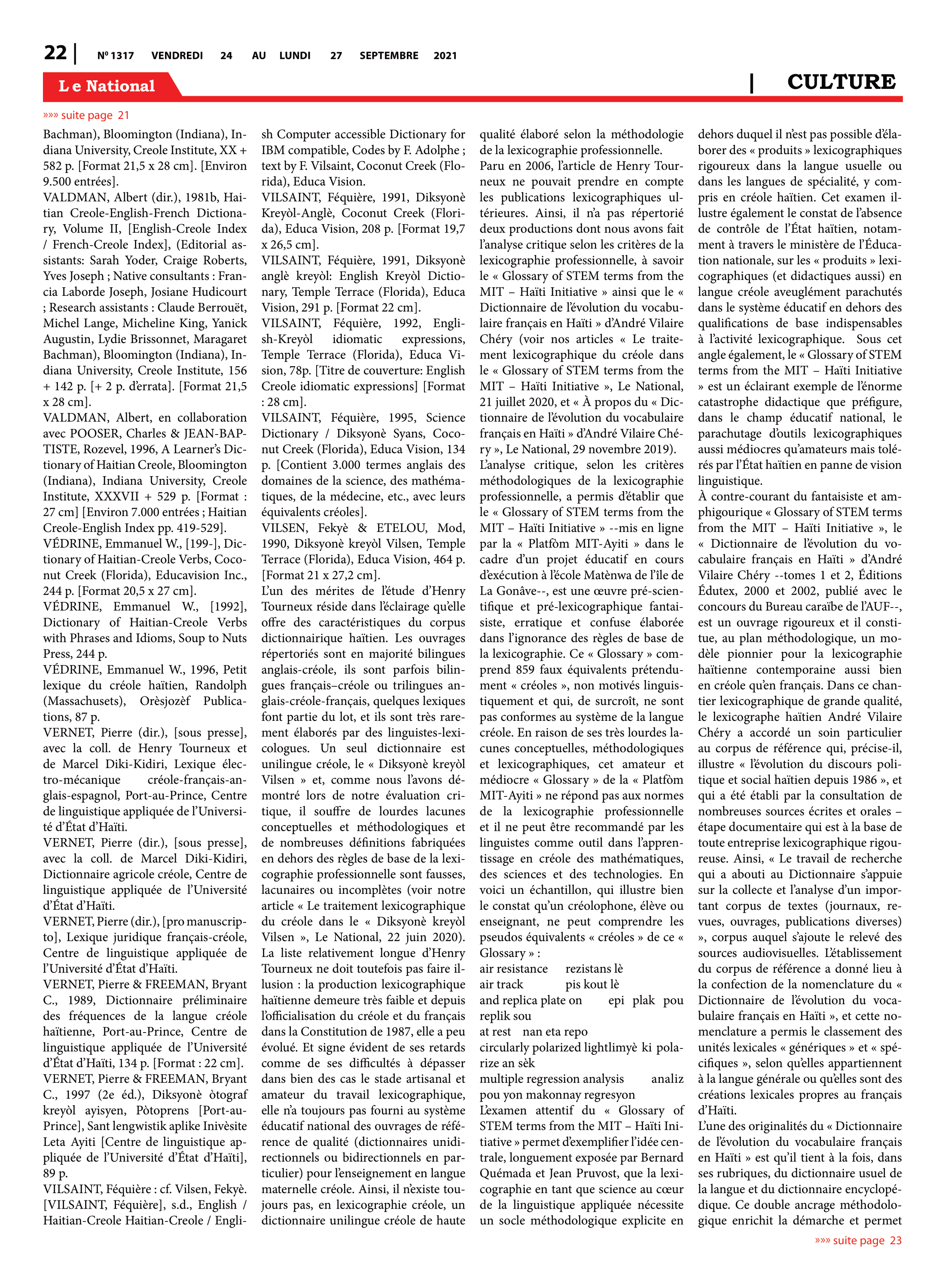 Page 22 de l'édition 1317