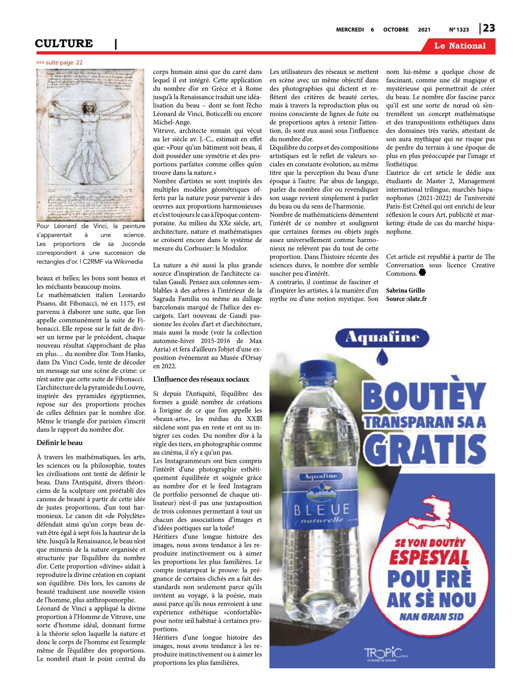 Page 23 de l'édition 1323