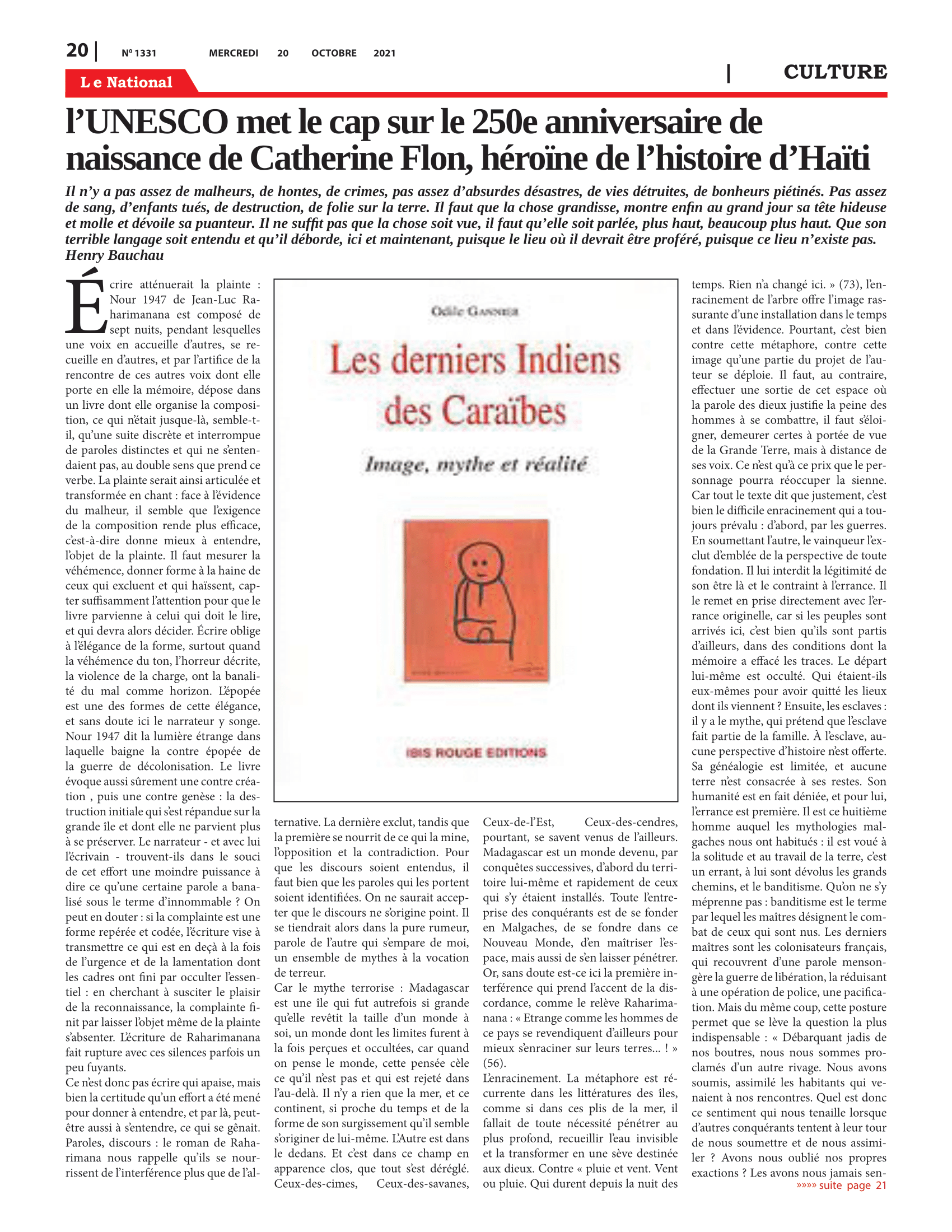 Page 20 de l'édition 1331