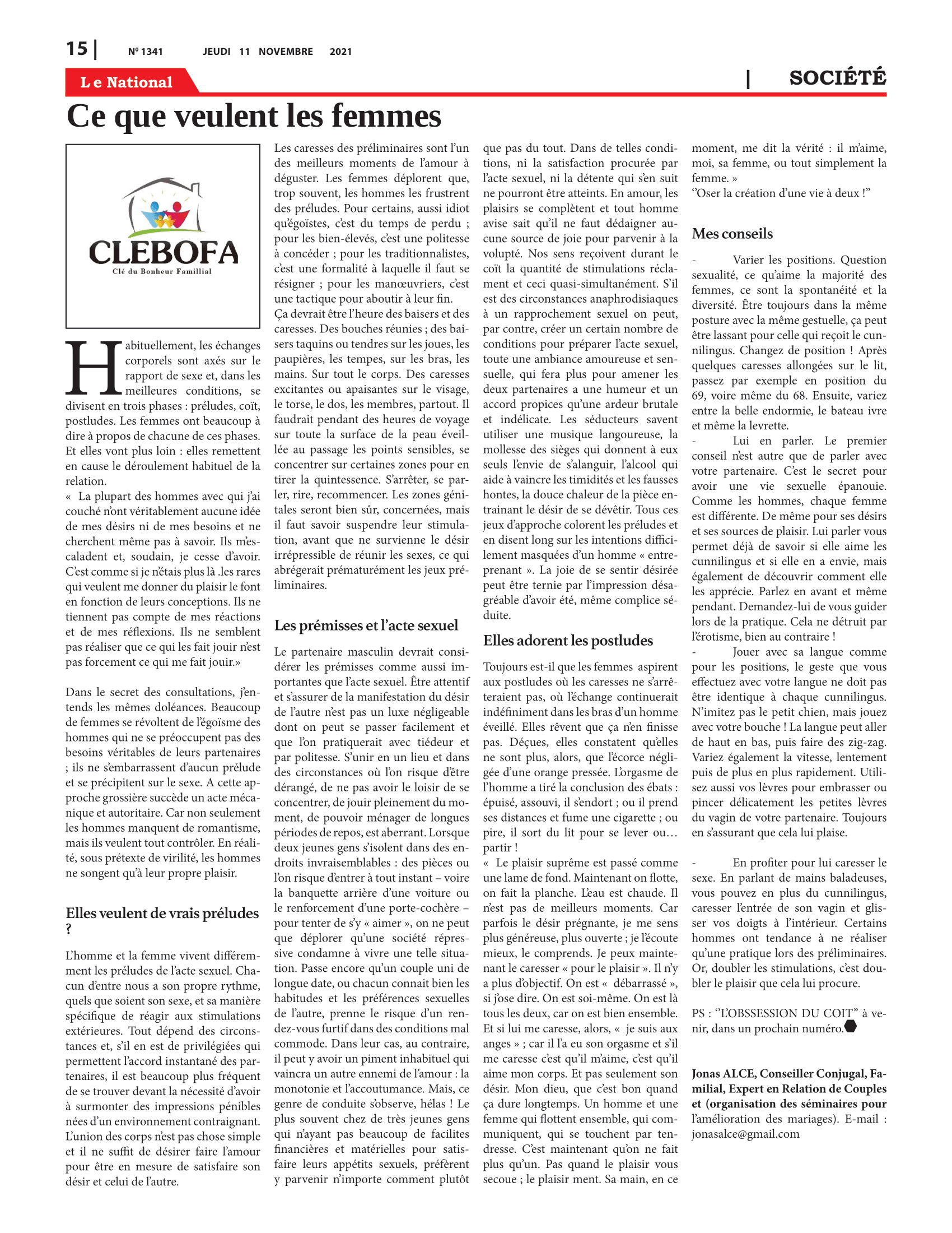 Page 15 de l'édition 1341