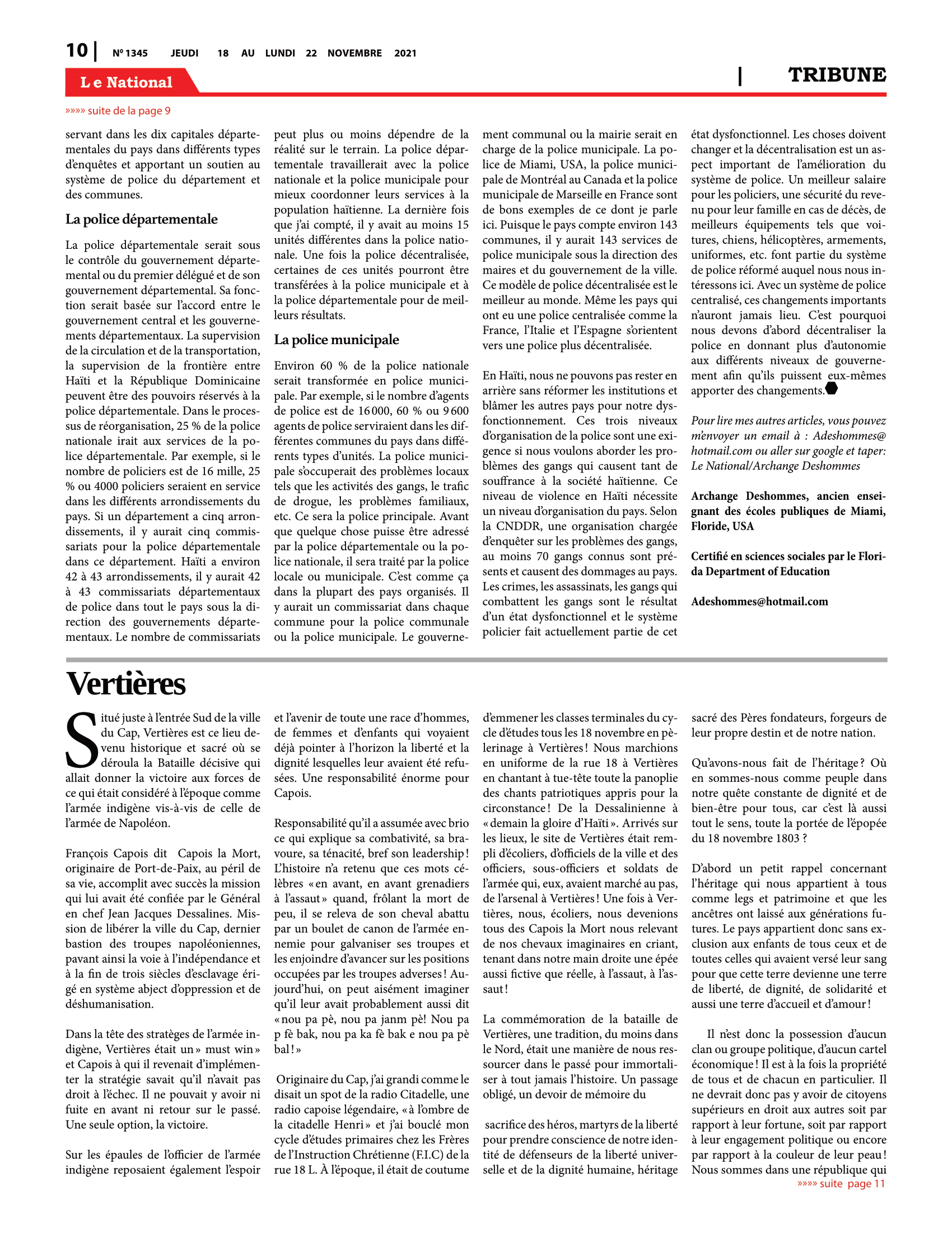 Page 10 de l'édition 1345