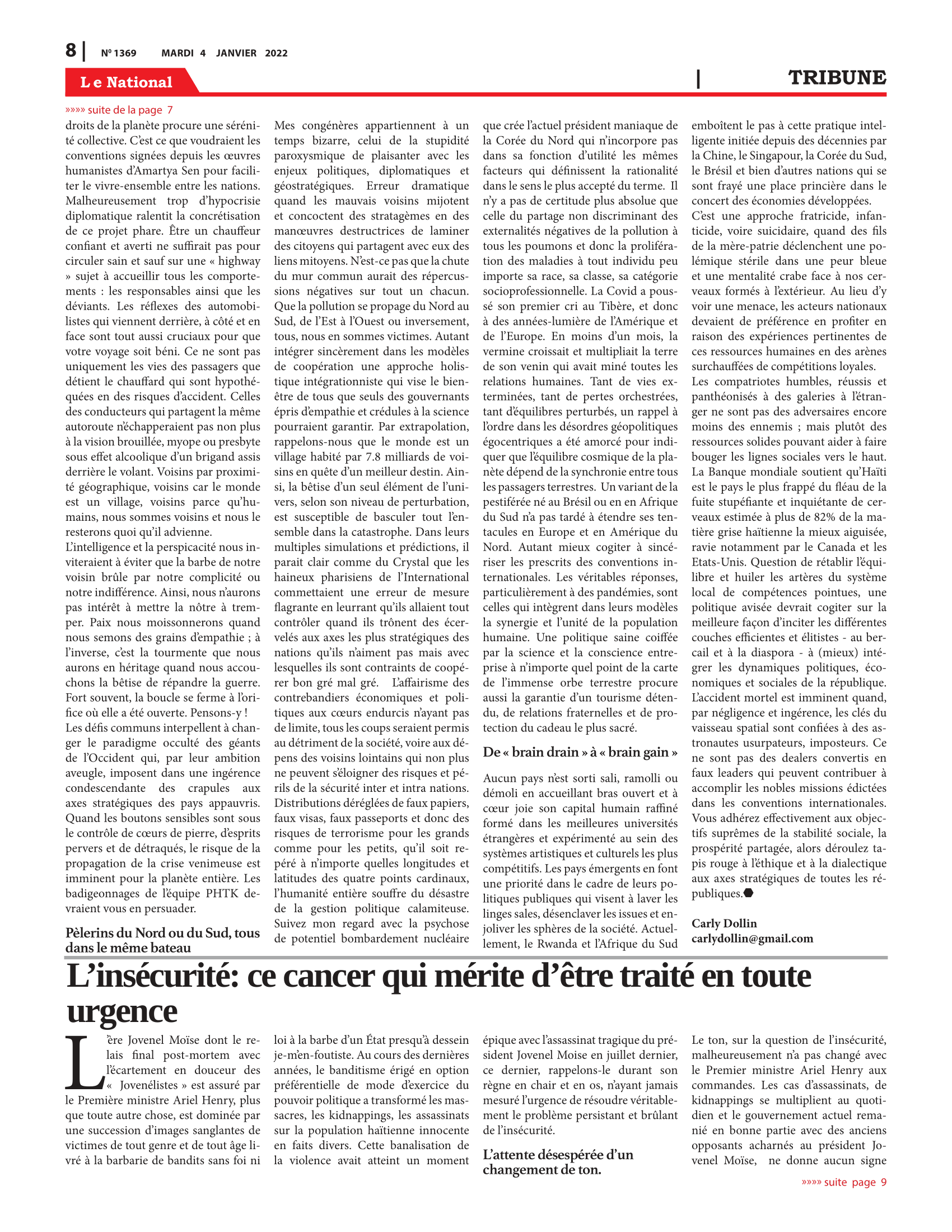 Page 8 de l'édition 1369