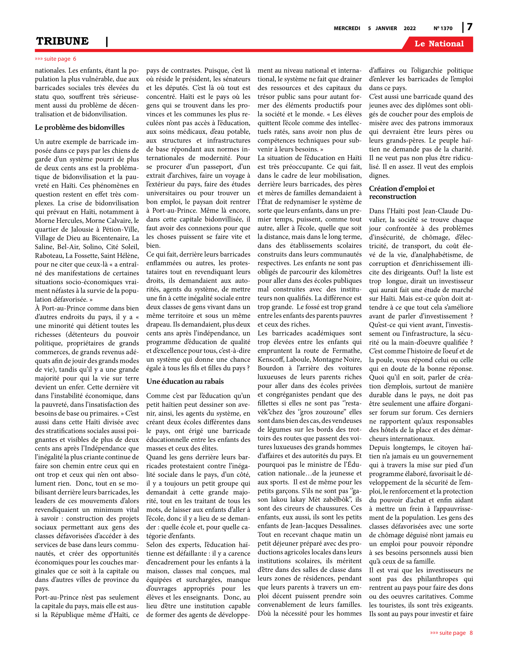 Page 7 de l'édition 1370