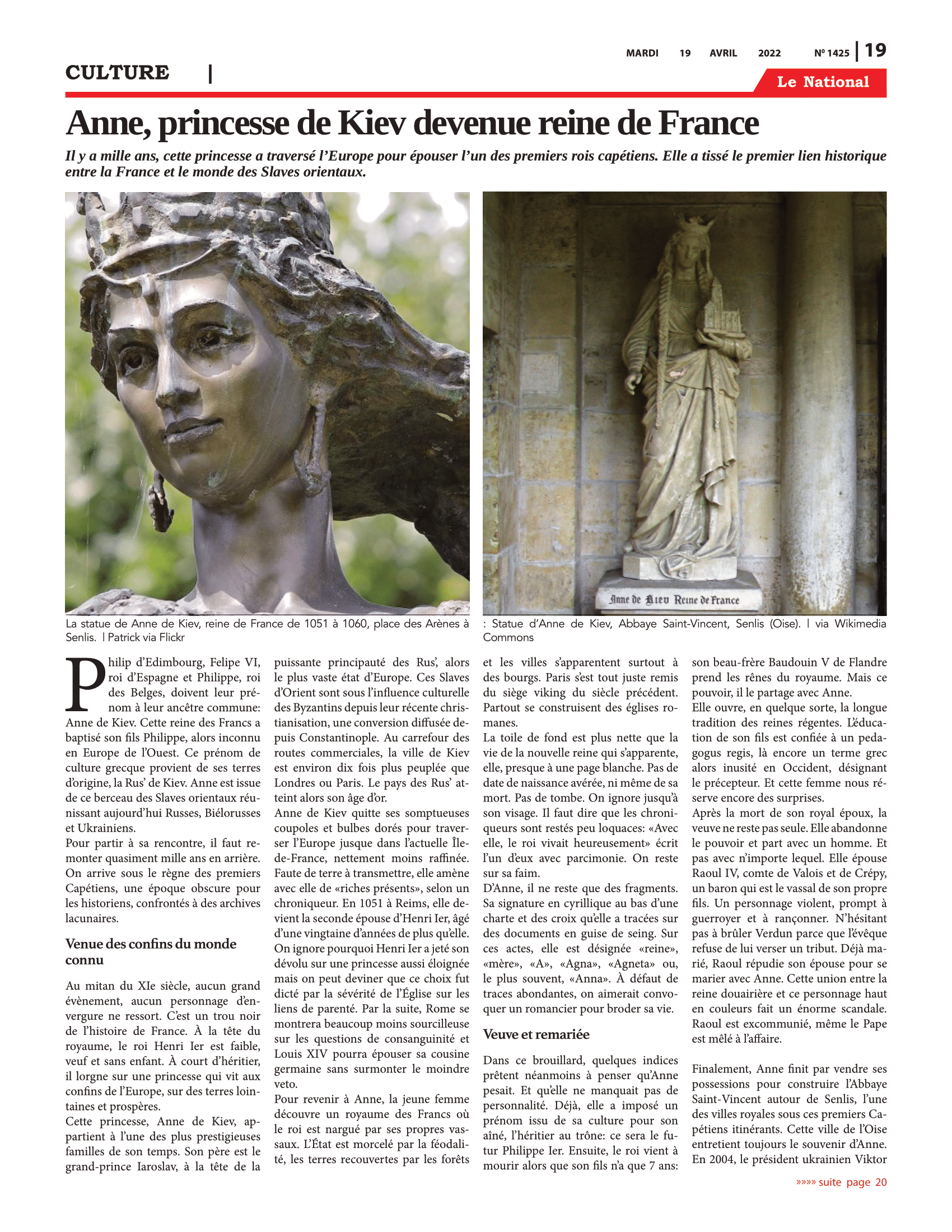 Page 19 de l'édition 1425