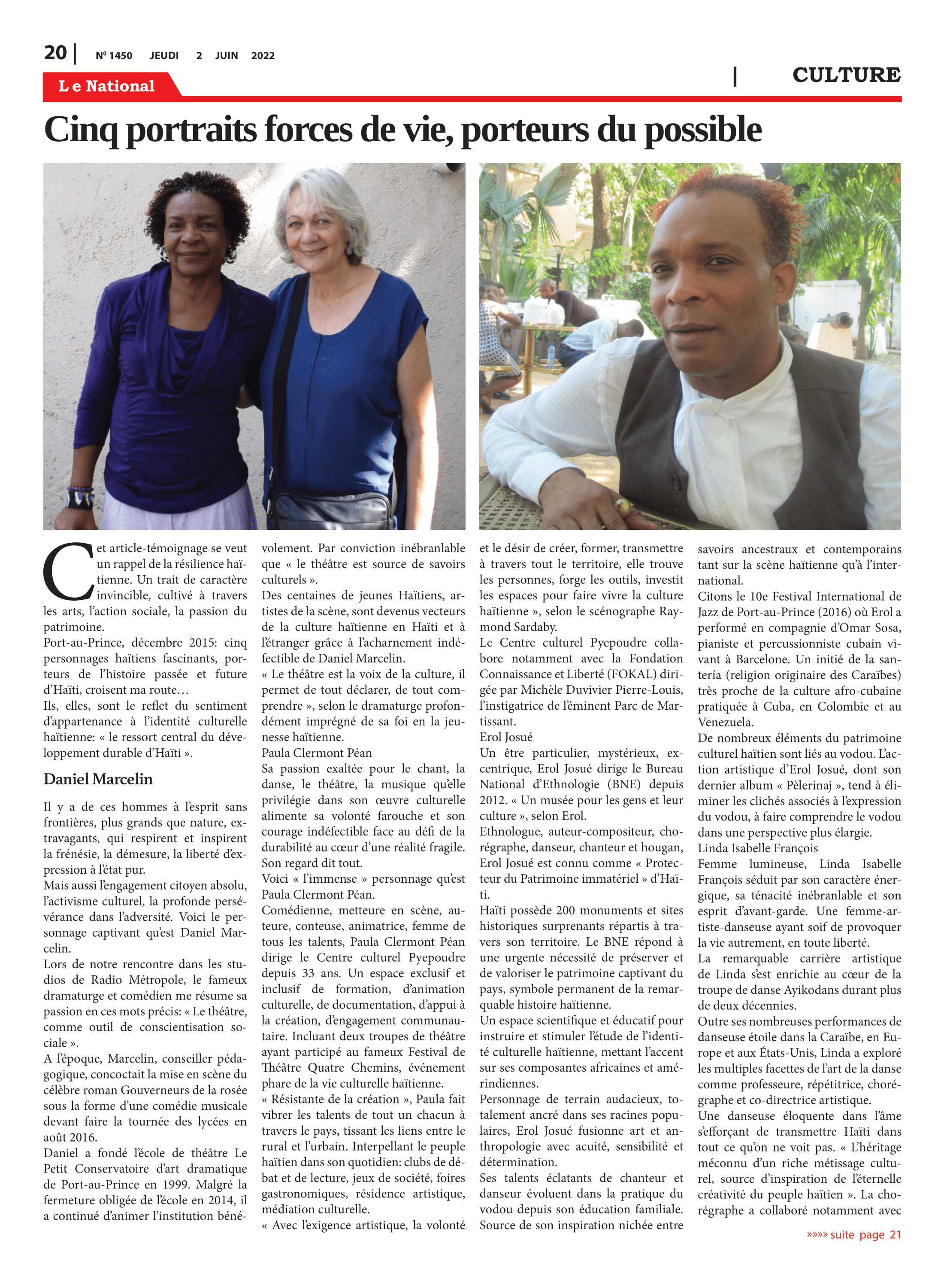 Page 20 de l'édition 1450