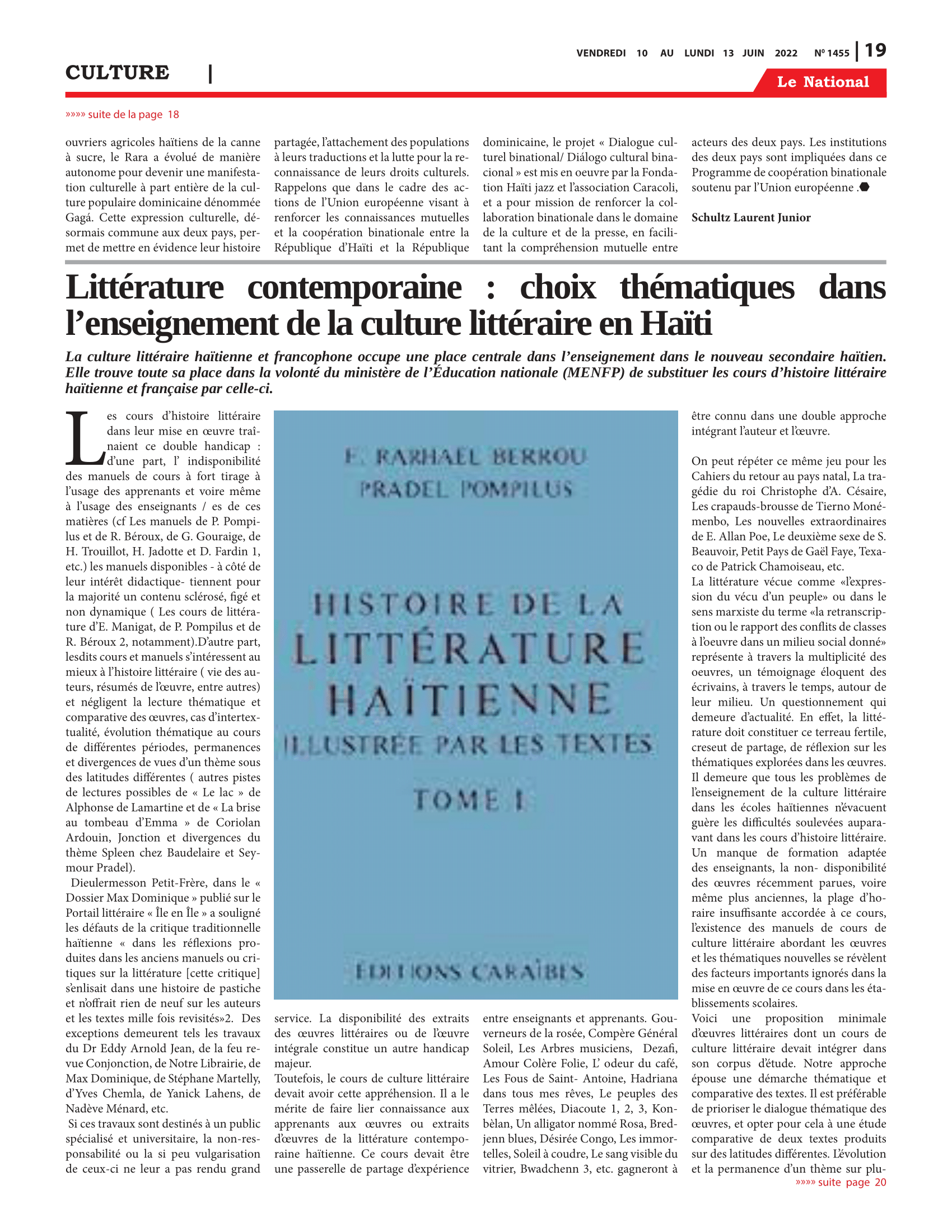 Page 19 de l'édition 1455