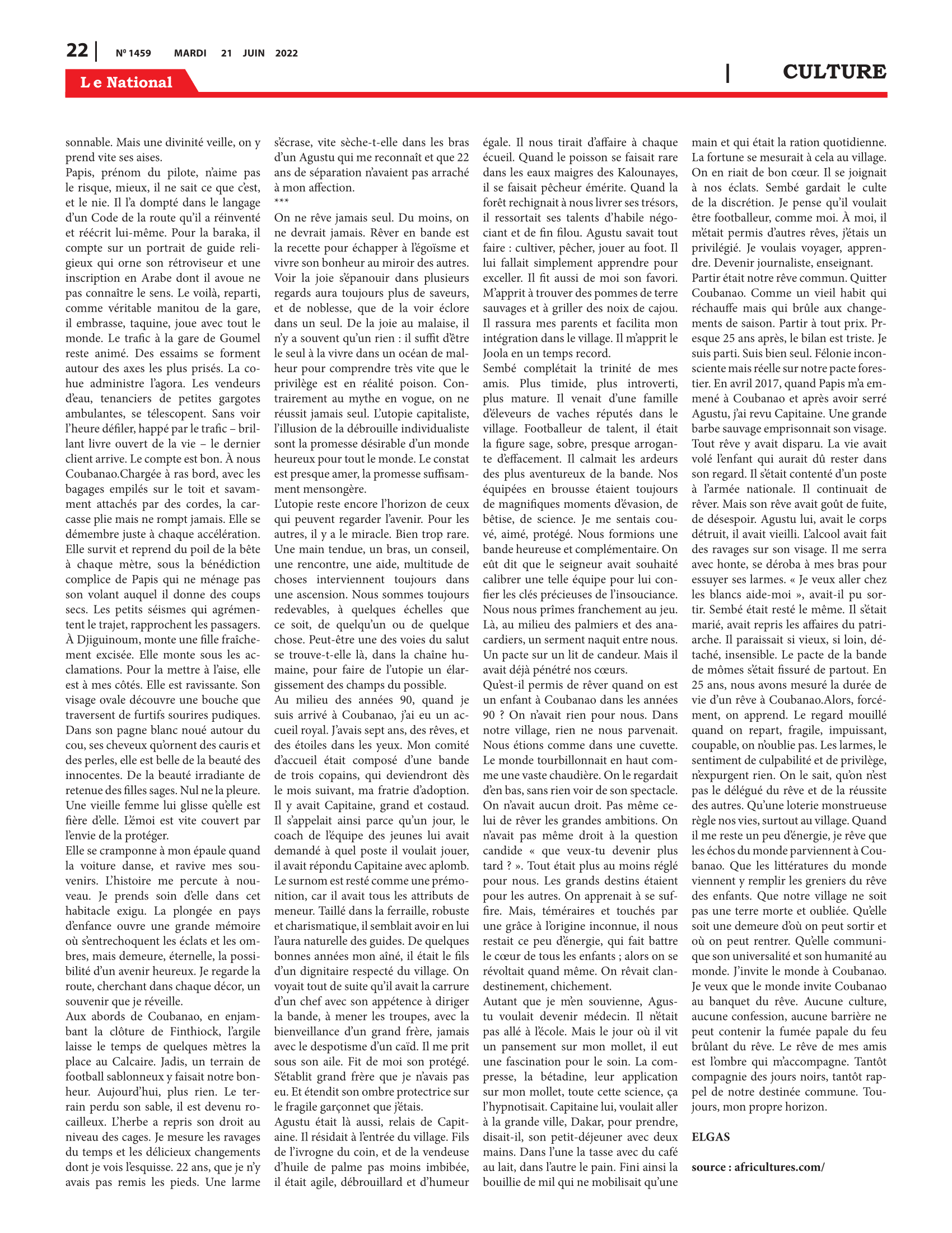 Page 22 de l'édition 1459