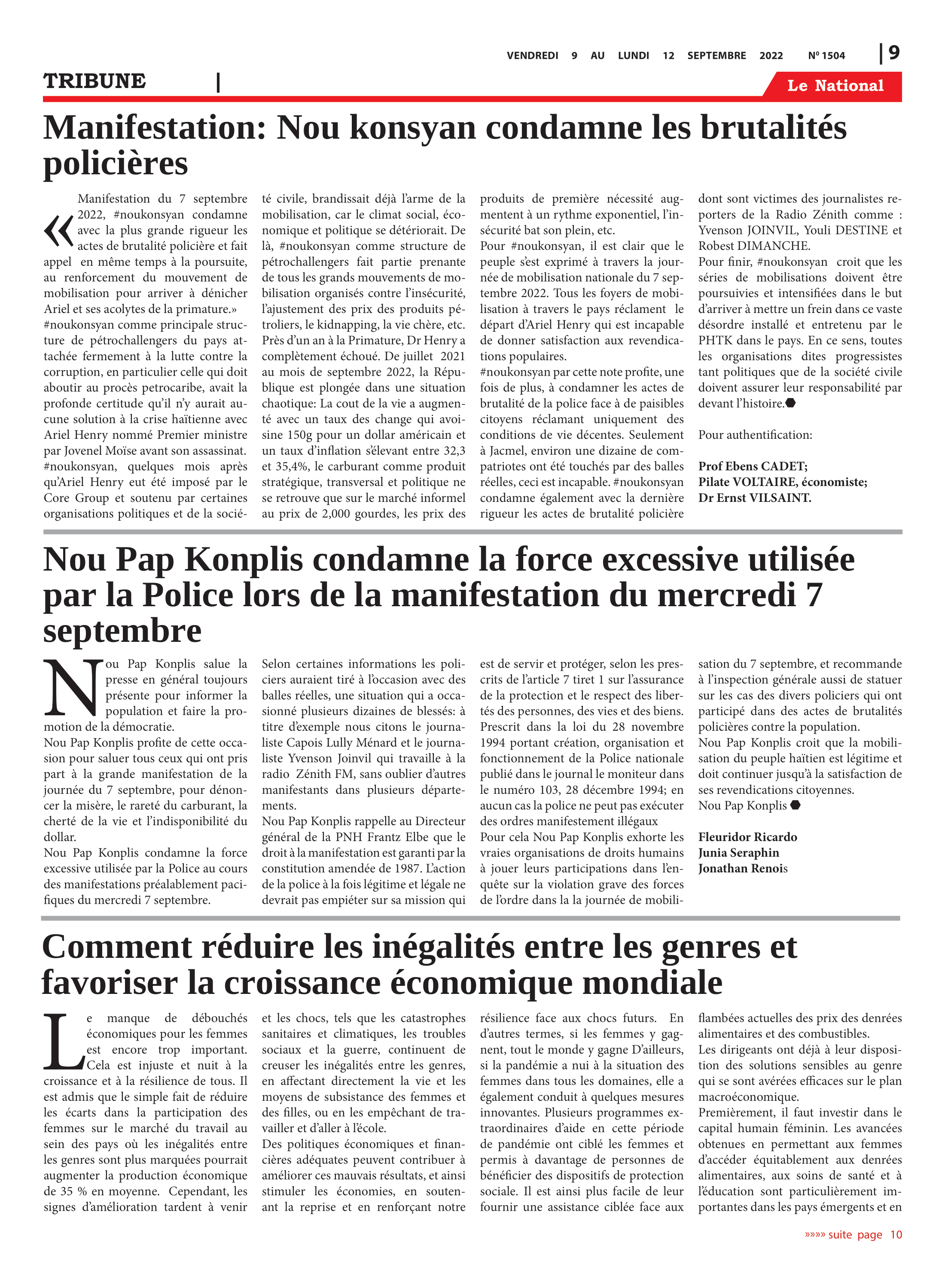 Page 9 de l'édition 1504