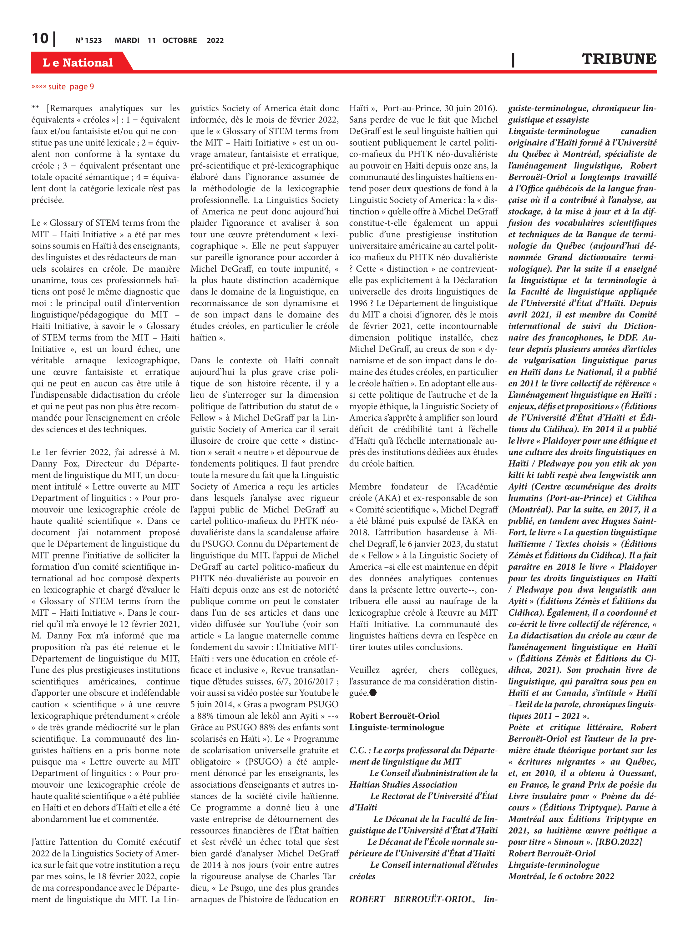 Page 10 de l'édition 1523