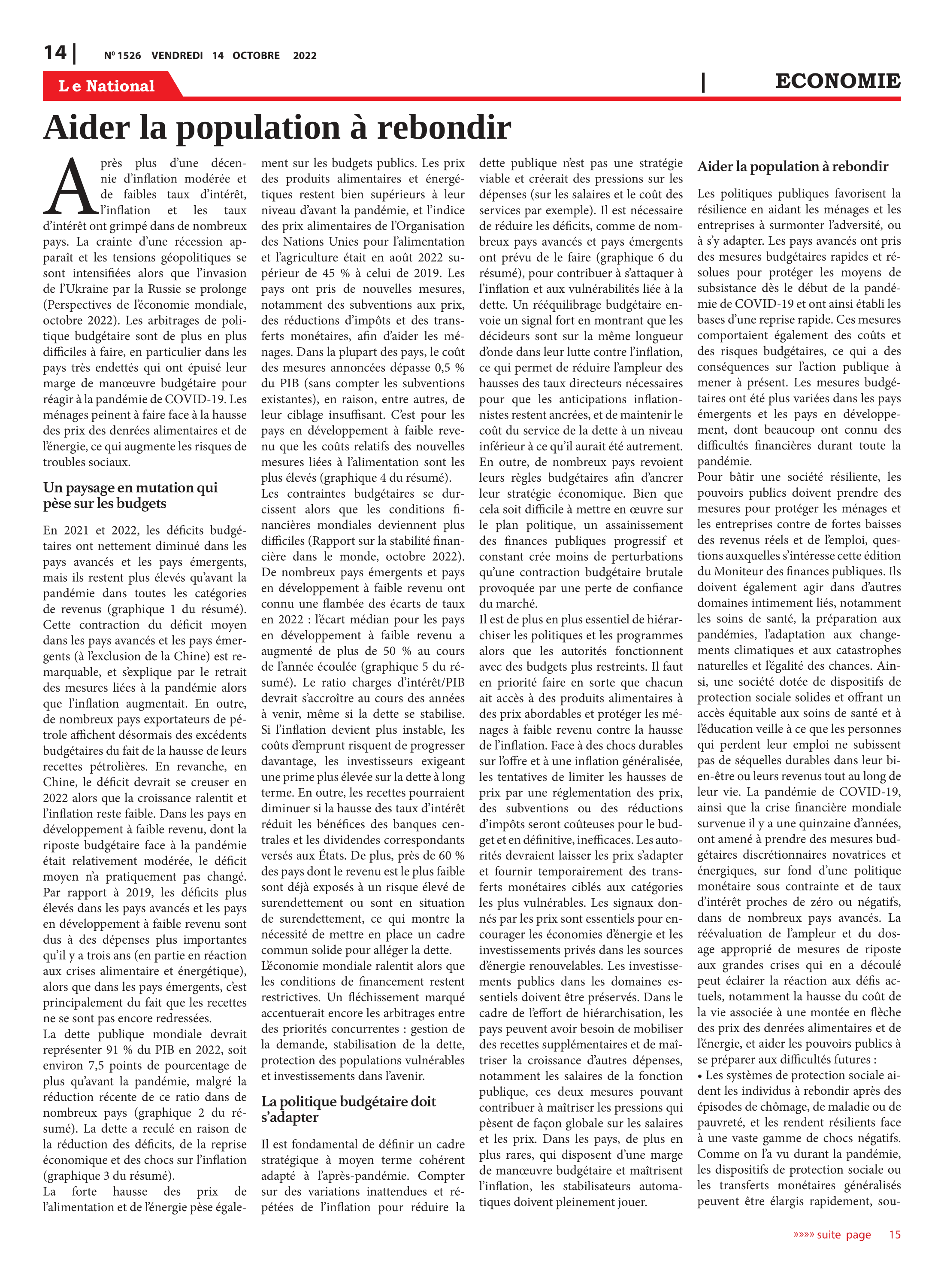 Page 14 de l'édition 1526