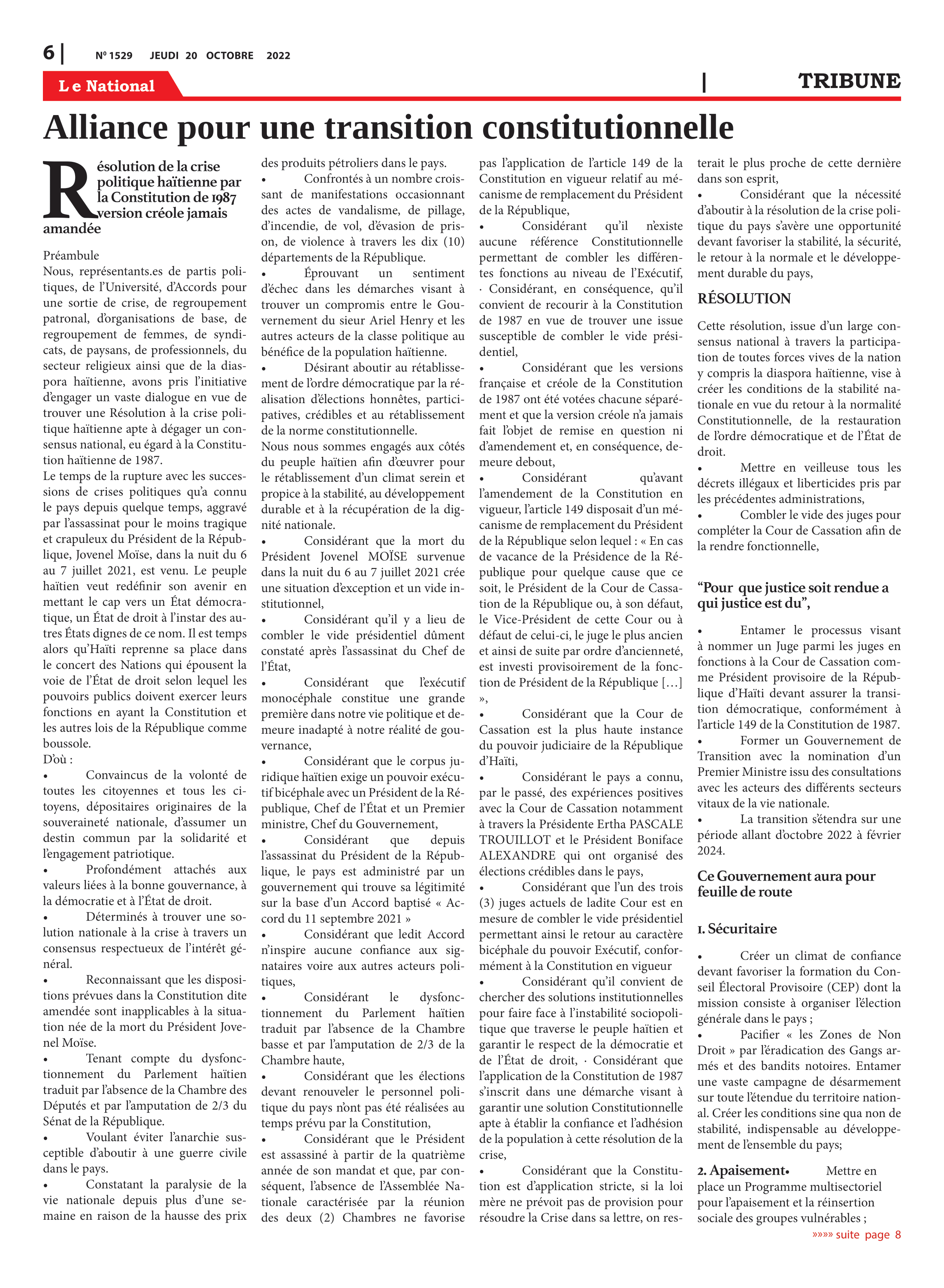 Page 6 de l'édition 1529