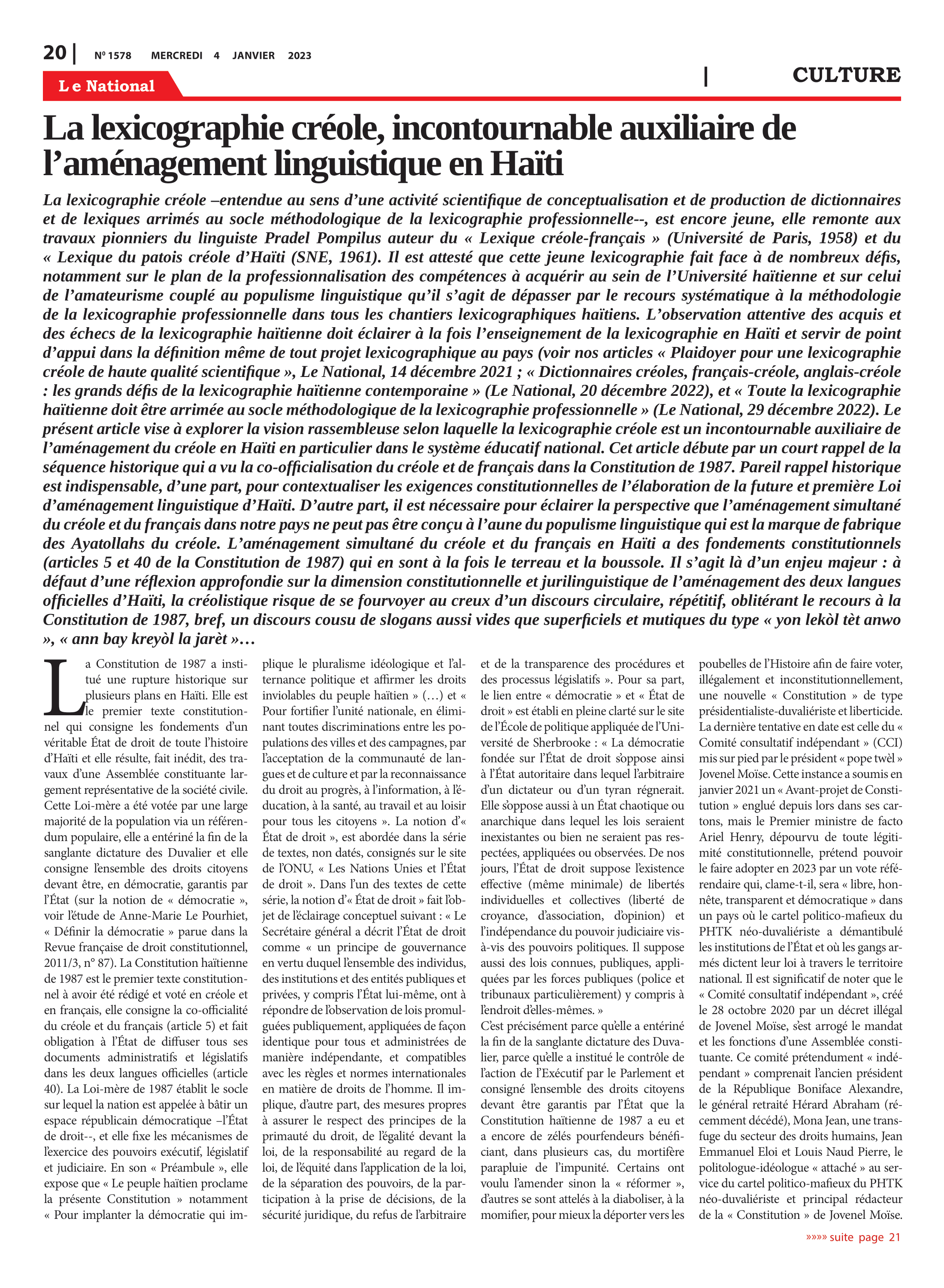 Page 20 de l'édition 1578