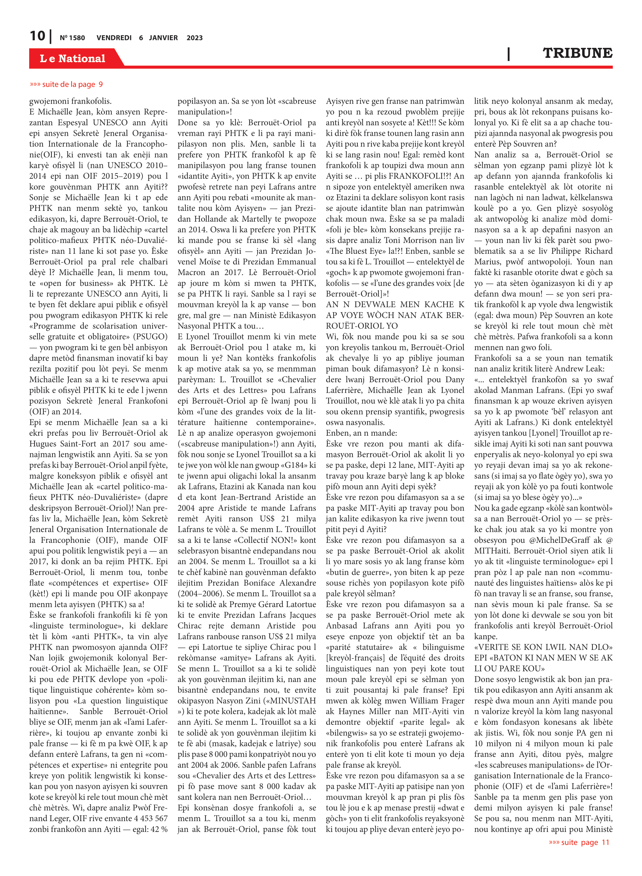 Page 10 de l'édition 1580