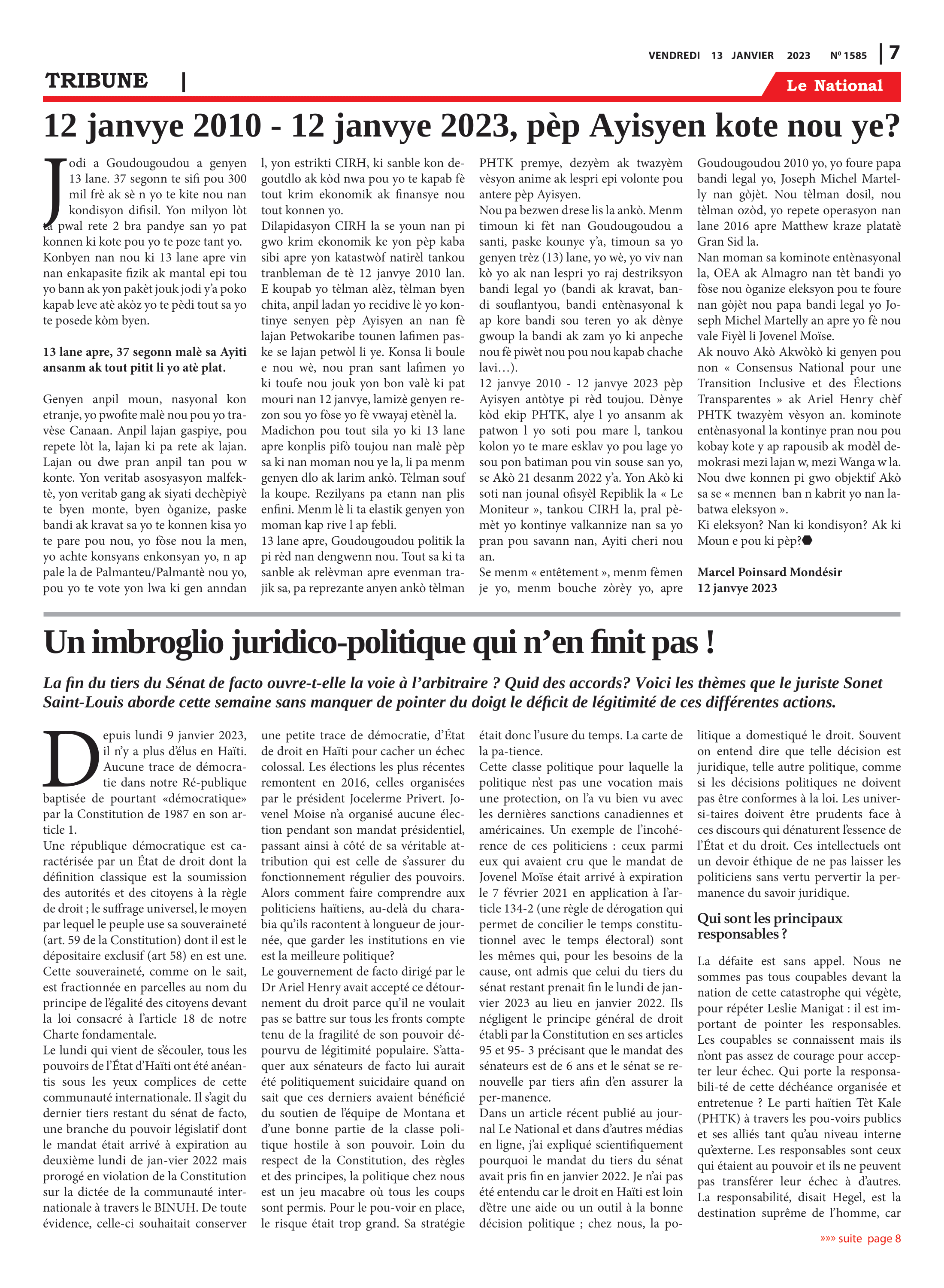 Page 7 de l'édition 1585