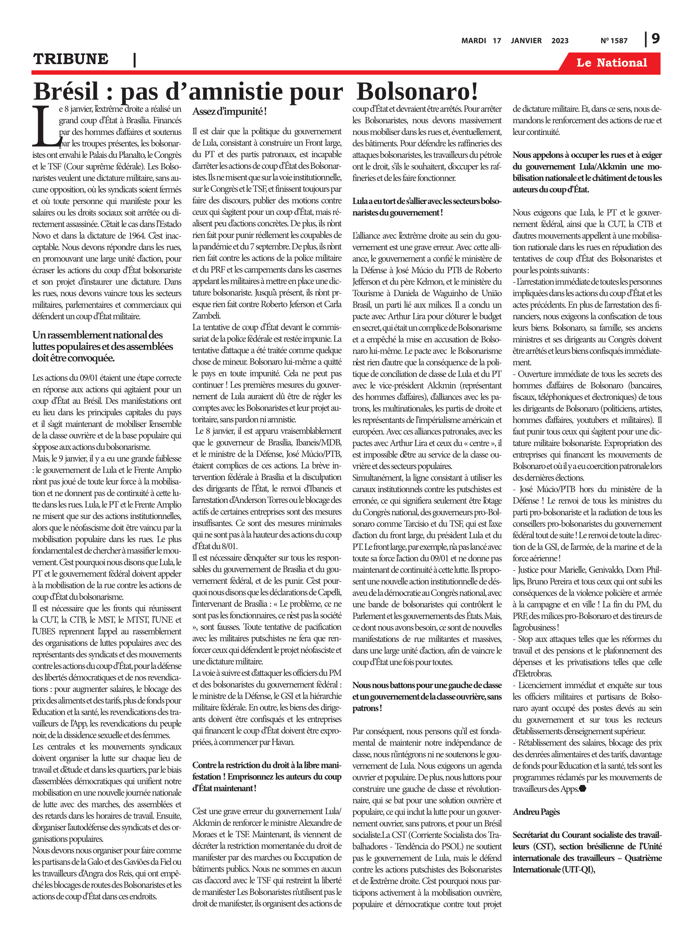Page 9 de l'édition 1587