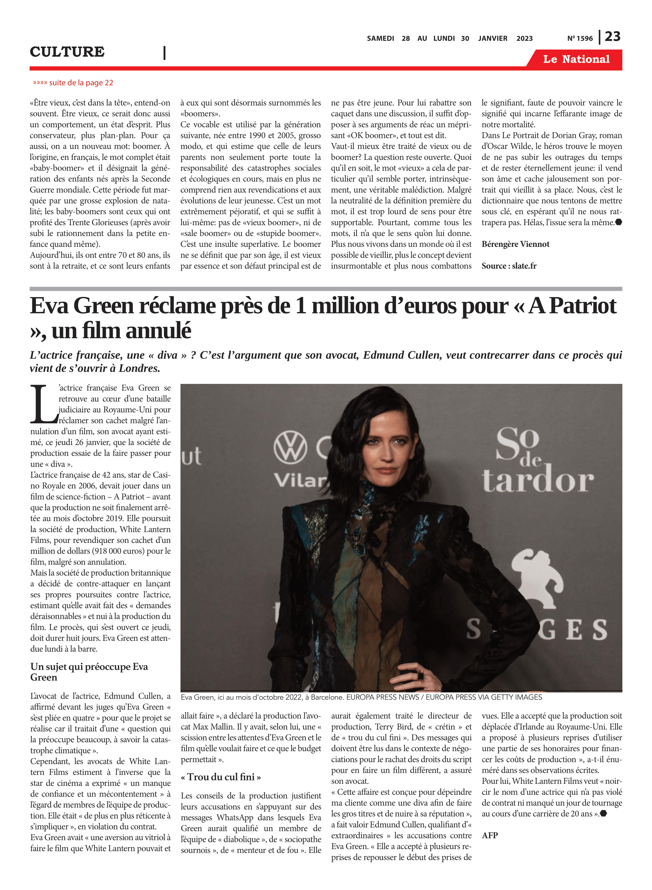 Page 23 de l'édition 1596