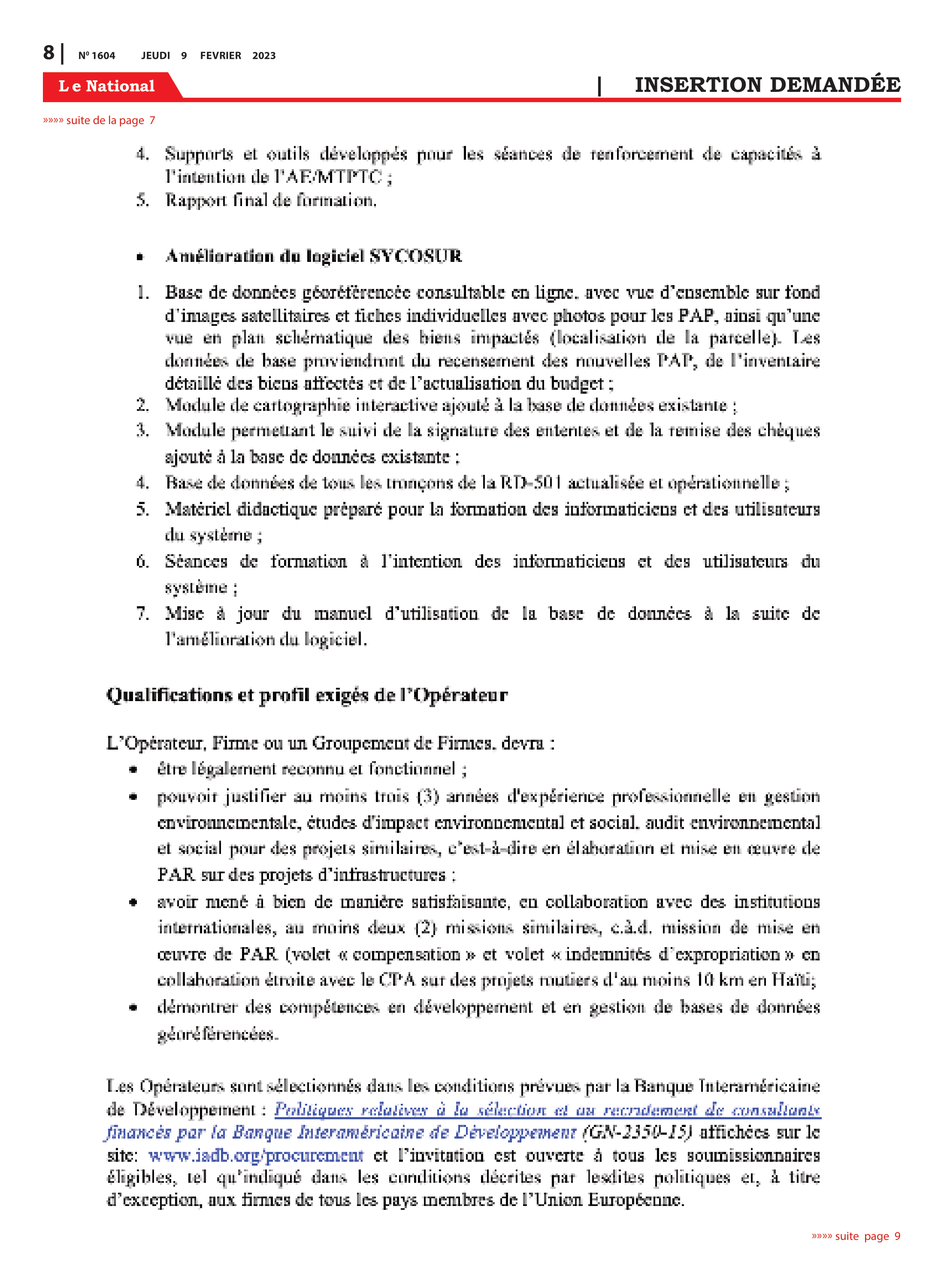 Page 8 de l'édition 1604