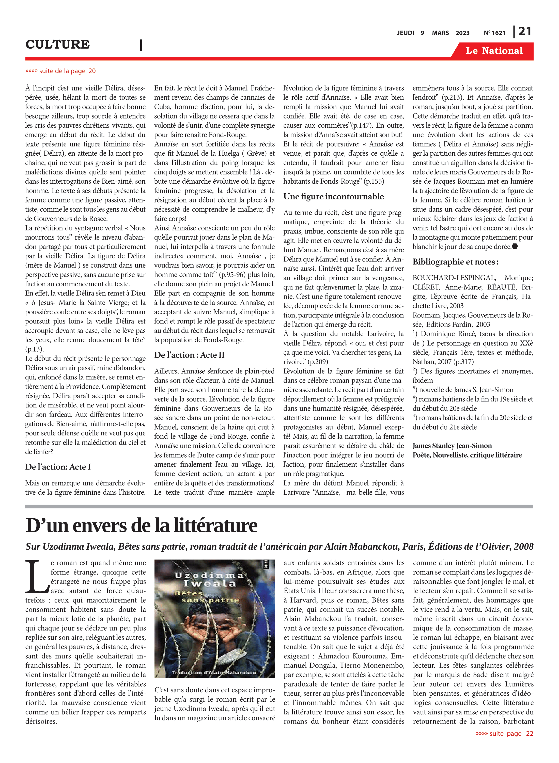 Page 21 de l'édition 1621