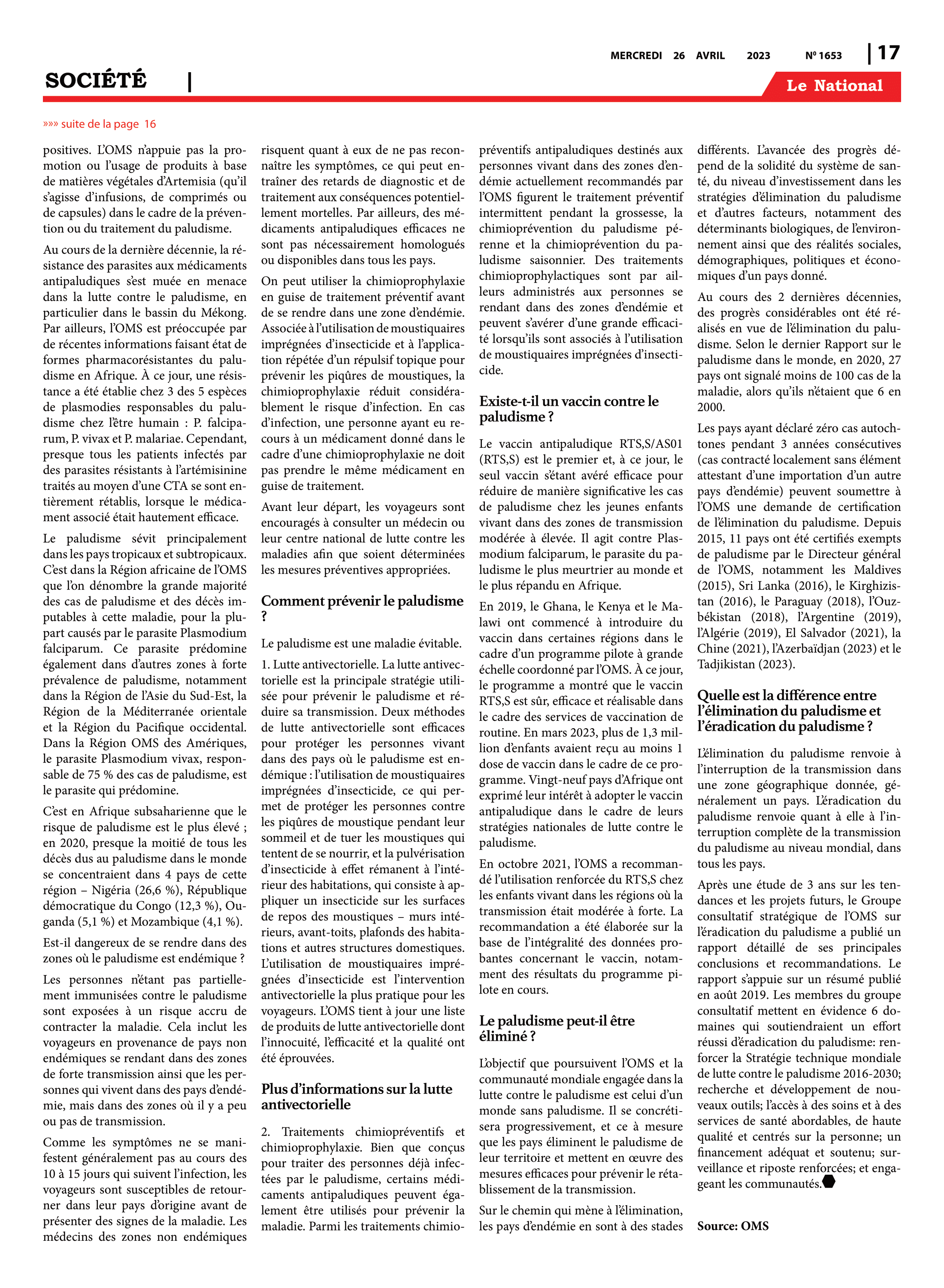 Page 17 de l'édition 1653