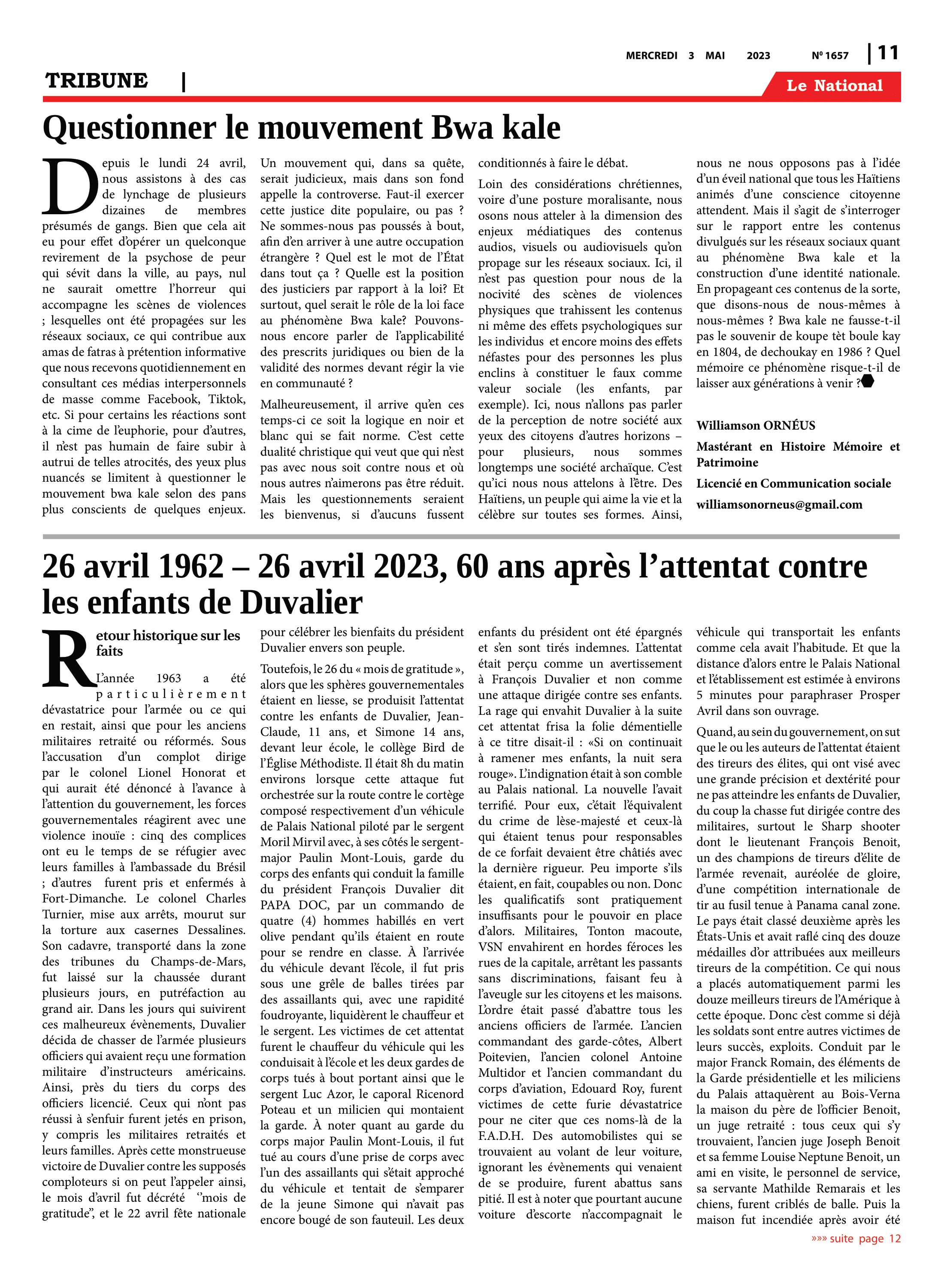 Page 11 de l'édition 1657