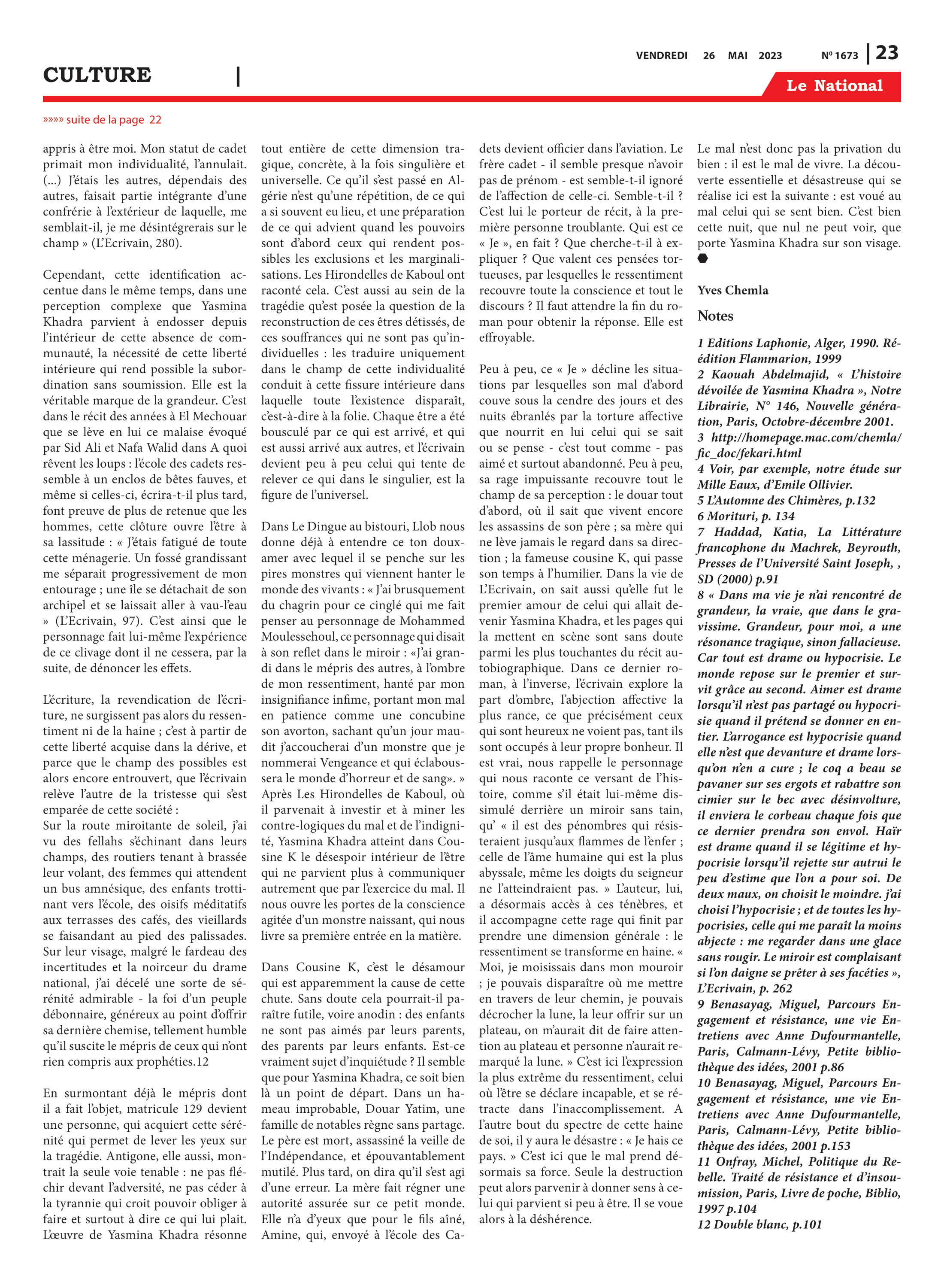 Page 23 de l'édition 1673