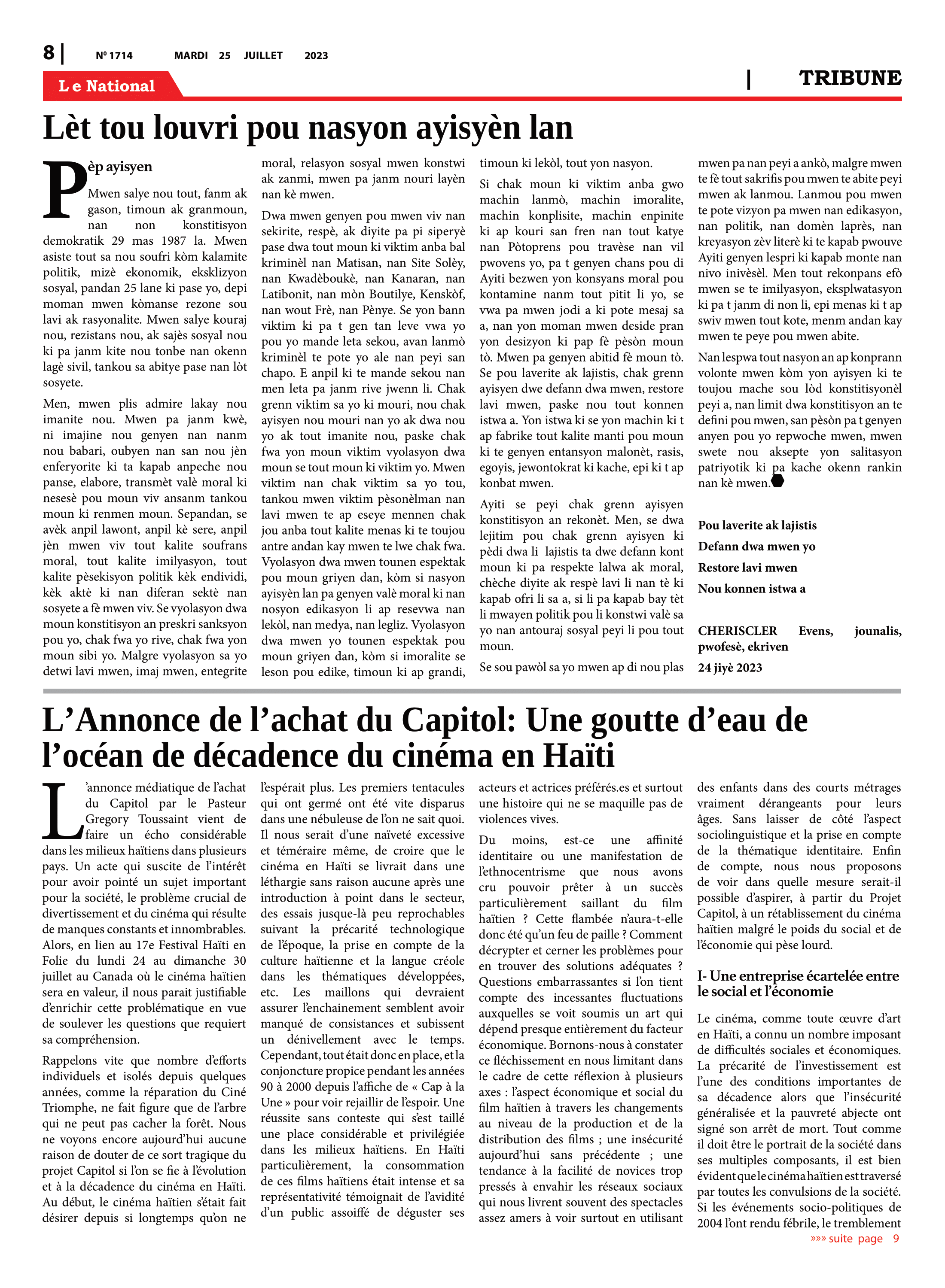 Page 8 de l'édition 1714