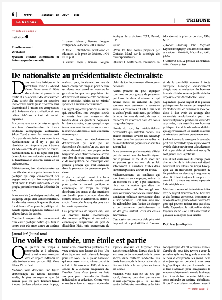 Page 8 de l'édition 1734