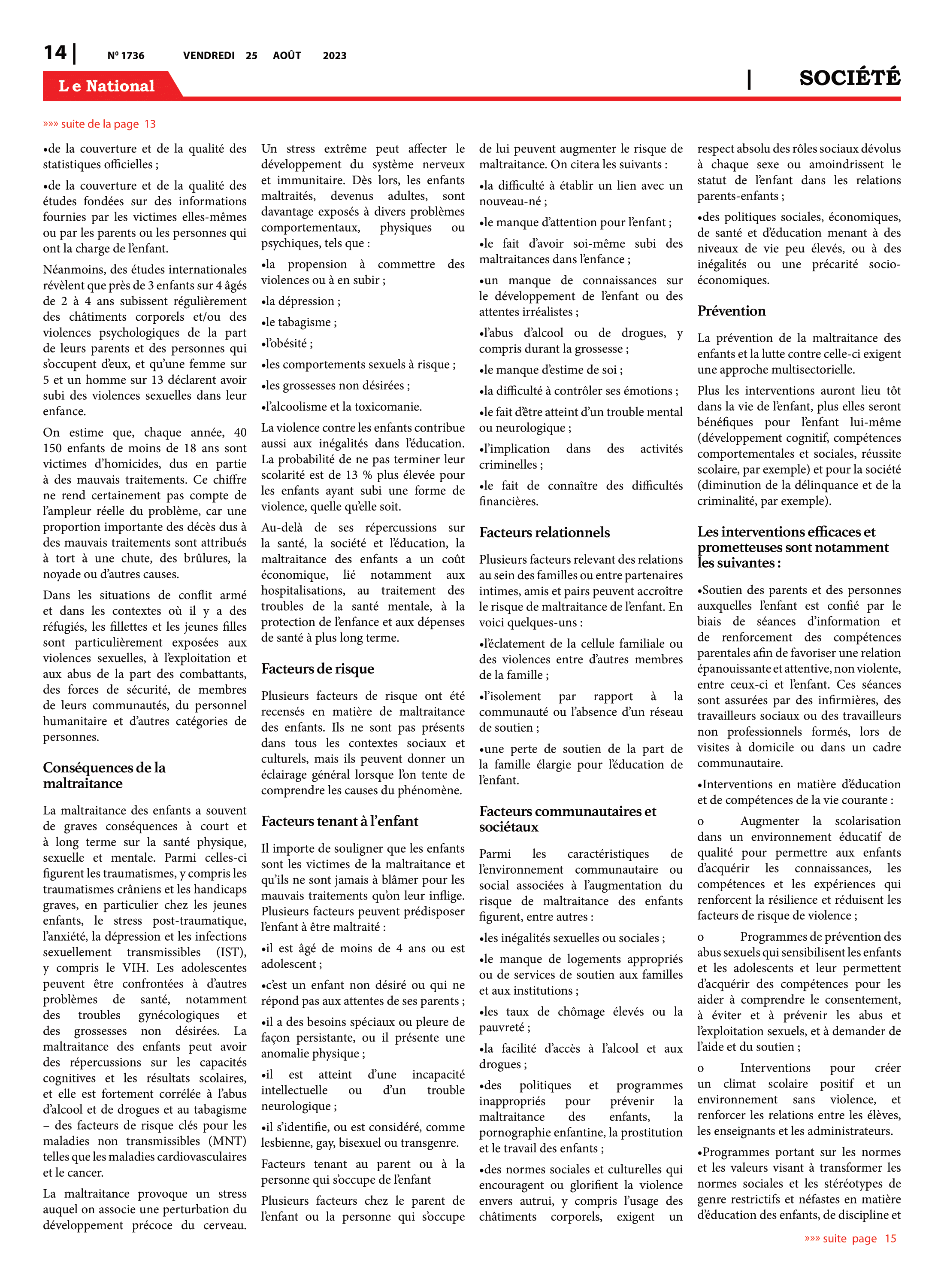Page 14 de l'édition 1736