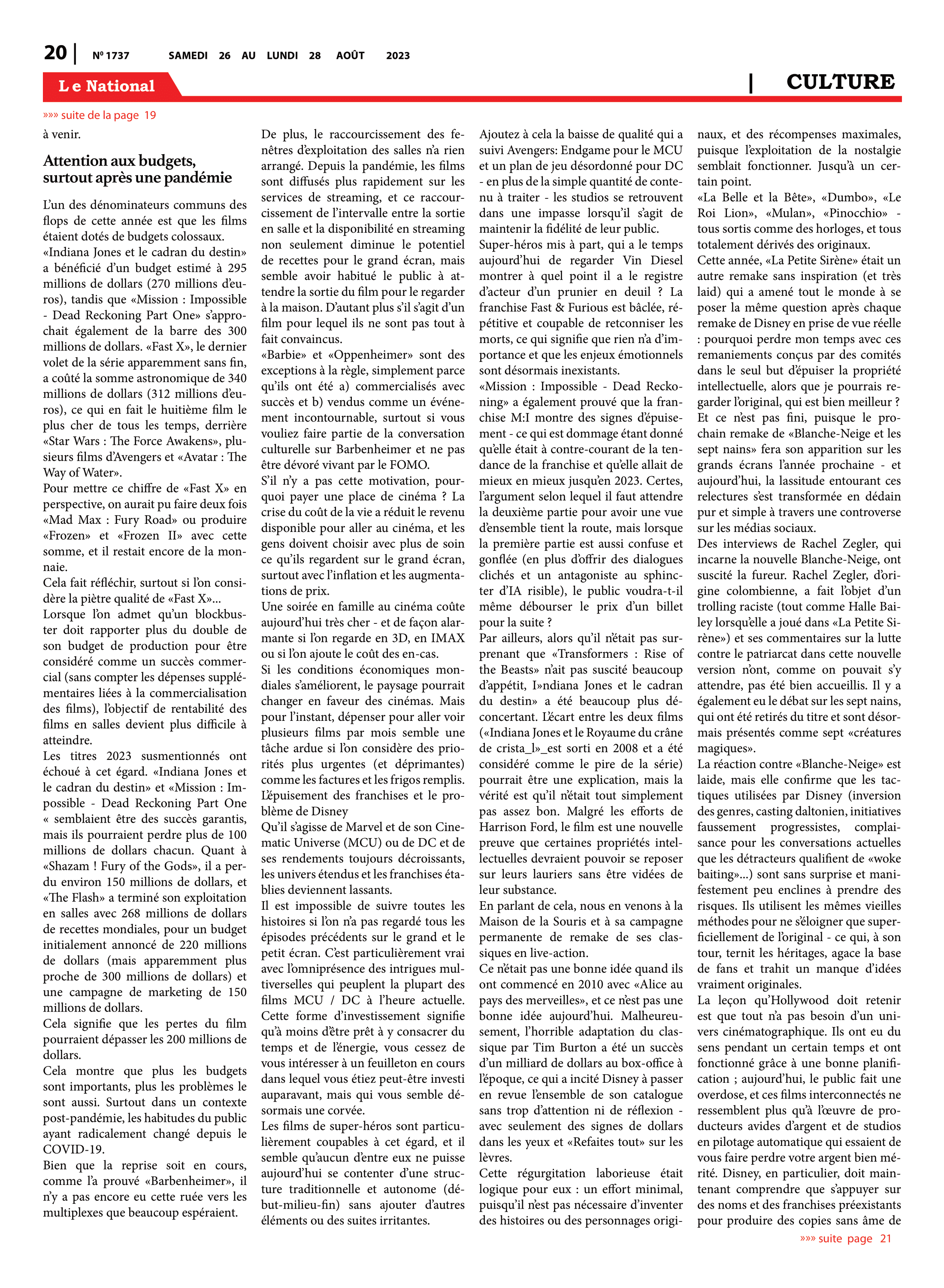 Page 20 de l'édition 1737